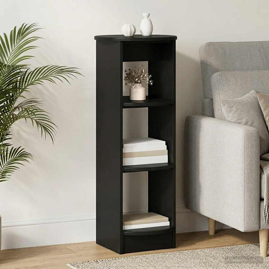 Bijzetkast Zwart 40 x 40 x 100 cm Geconstrueerd hout is nu te koop bij PeponiXL, paradijselijk wonen!