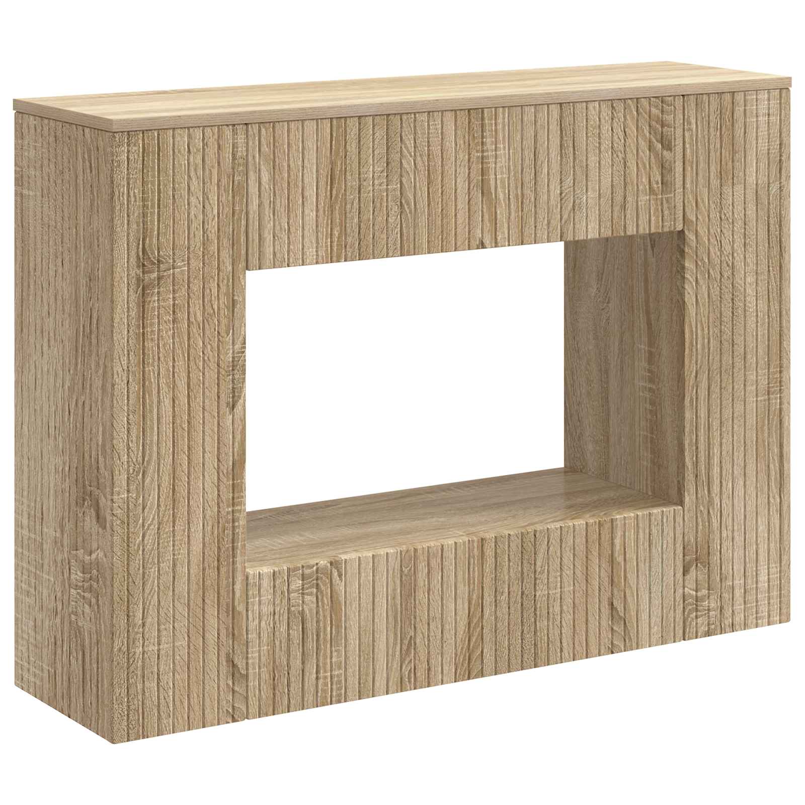 Wandtafel Sonoma Eiken 101 x 29 x 74 cm Geconstrueerd hout is nu te koop bij PeponiXL, paradijselijk wonen!