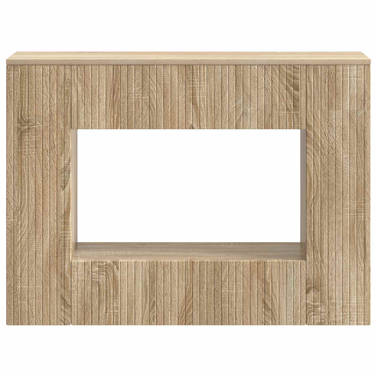 Wandtafel Sonoma Eiken 101 x 29 x 74 cm Geconstrueerd hout is nu te koop bij PeponiXL, paradijselijk wonen!