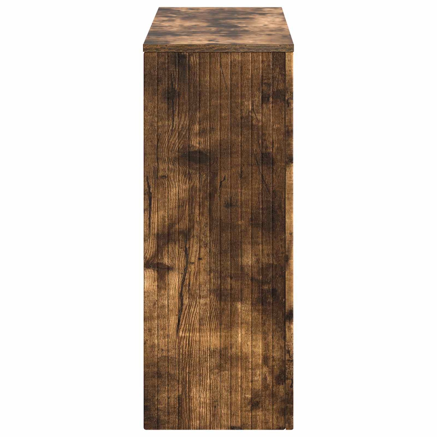 Wandtafel Gerookte Eik 101 x 29 x 74 cm Geconstrueerd hout is nu te koop bij PeponiXL, paradijselijk wonen!