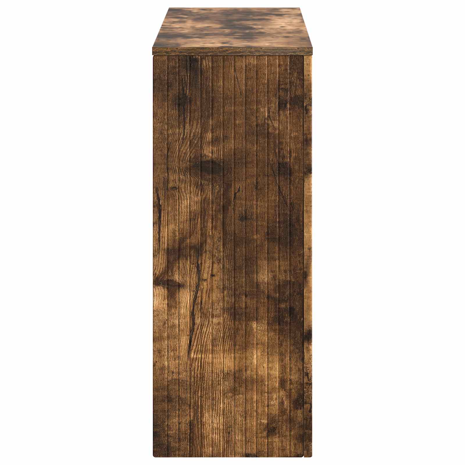 Wandtafel Gerookte Eik 101 x 29 x 74 cm Geconstrueerd hout is nu te koop bij PeponiXL, paradijselijk wonen!