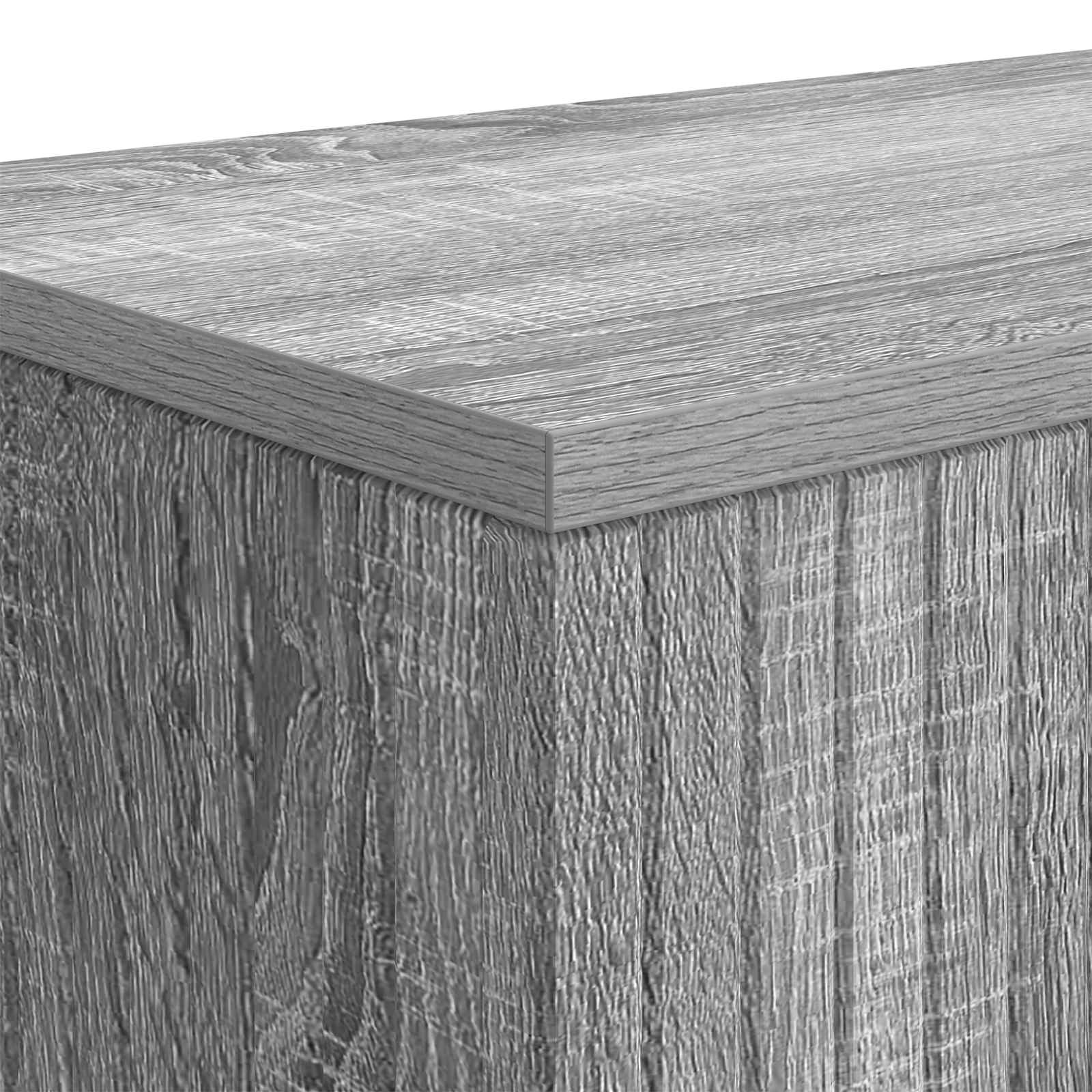 Wandtafel Grijze Sonoma 101 x 29 x 74 cm Geconstrueerd hout is nu te koop bij PeponiXL, paradijselijk wonen!