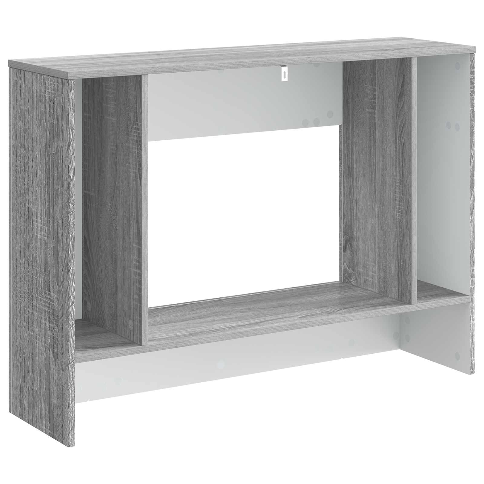 Wandtafel Grijze Sonoma 101 x 29 x 74 cm Geconstrueerd hout is nu te koop bij PeponiXL, paradijselijk wonen!