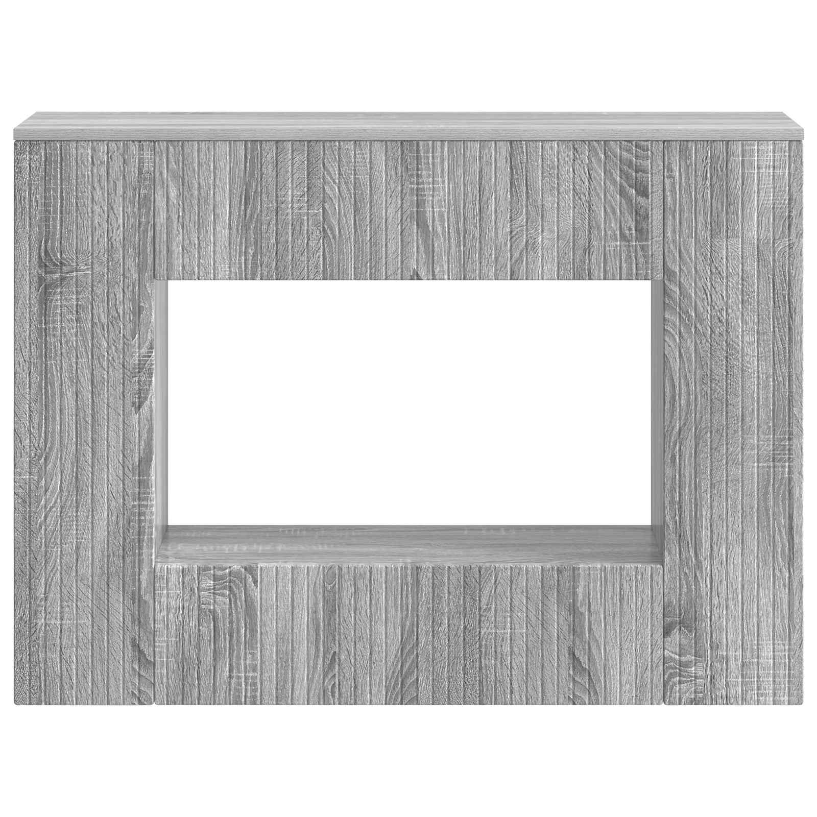 Wandtafel Grijze Sonoma 101 x 29 x 74 cm Geconstrueerd hout is nu te koop bij PeponiXL, paradijselijk wonen!