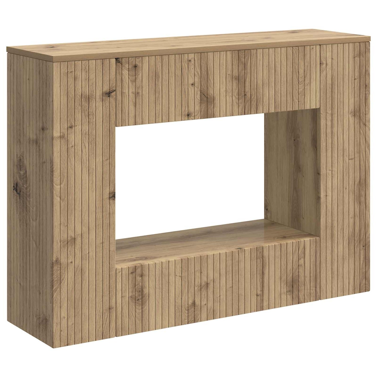 Wandtafel Artisan Eik 101 x 29 x 74 cm Geconstrueerd hout is nu te koop bij PeponiXL, paradijselijk wonen!