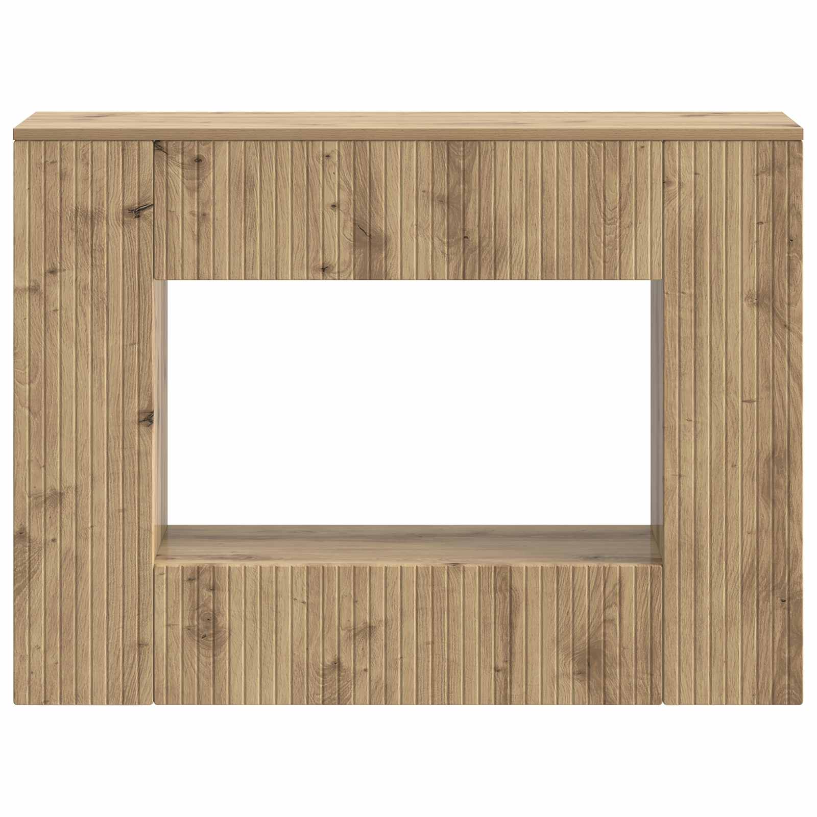 Wandtafel Artisan Eik 101 x 29 x 74 cm Geconstrueerd hout is nu te koop bij PeponiXL, paradijselijk wonen!
