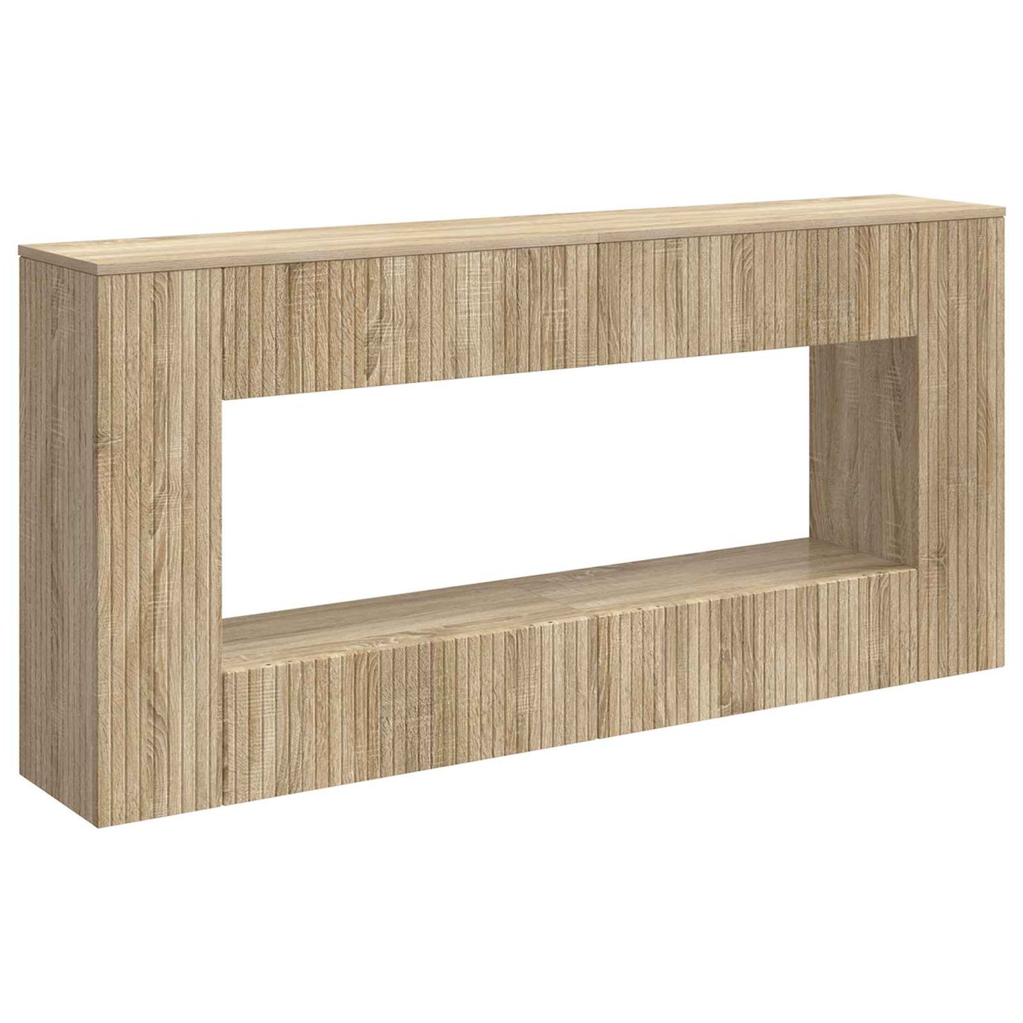 Wandtafel Sonoma Eiken 155 x 29 x 74 cm Geconstrueerd hout is nu te koop bij PeponiXL, paradijselijk wonen!
