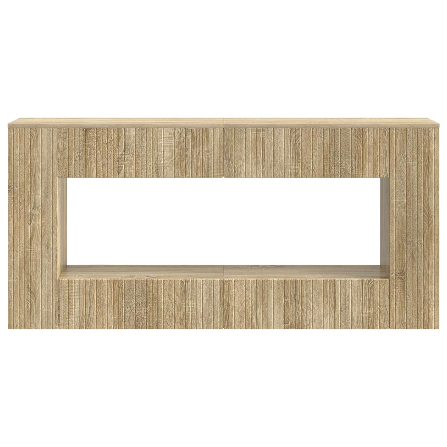 Wandtafel Sonoma Eiken 155 x 29 x 74 cm Geconstrueerd hout is nu te koop bij PeponiXL, paradijselijk wonen!