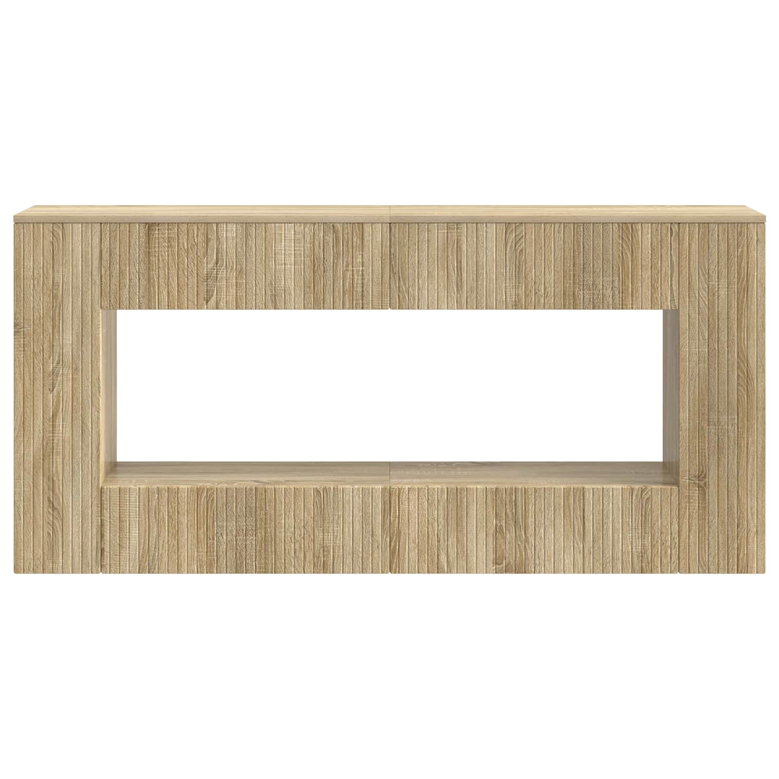 Wandtafel Sonoma Eiken 155 x 29 x 74 cm Geconstrueerd hout is nu te koop bij PeponiXL, paradijselijk wonen!