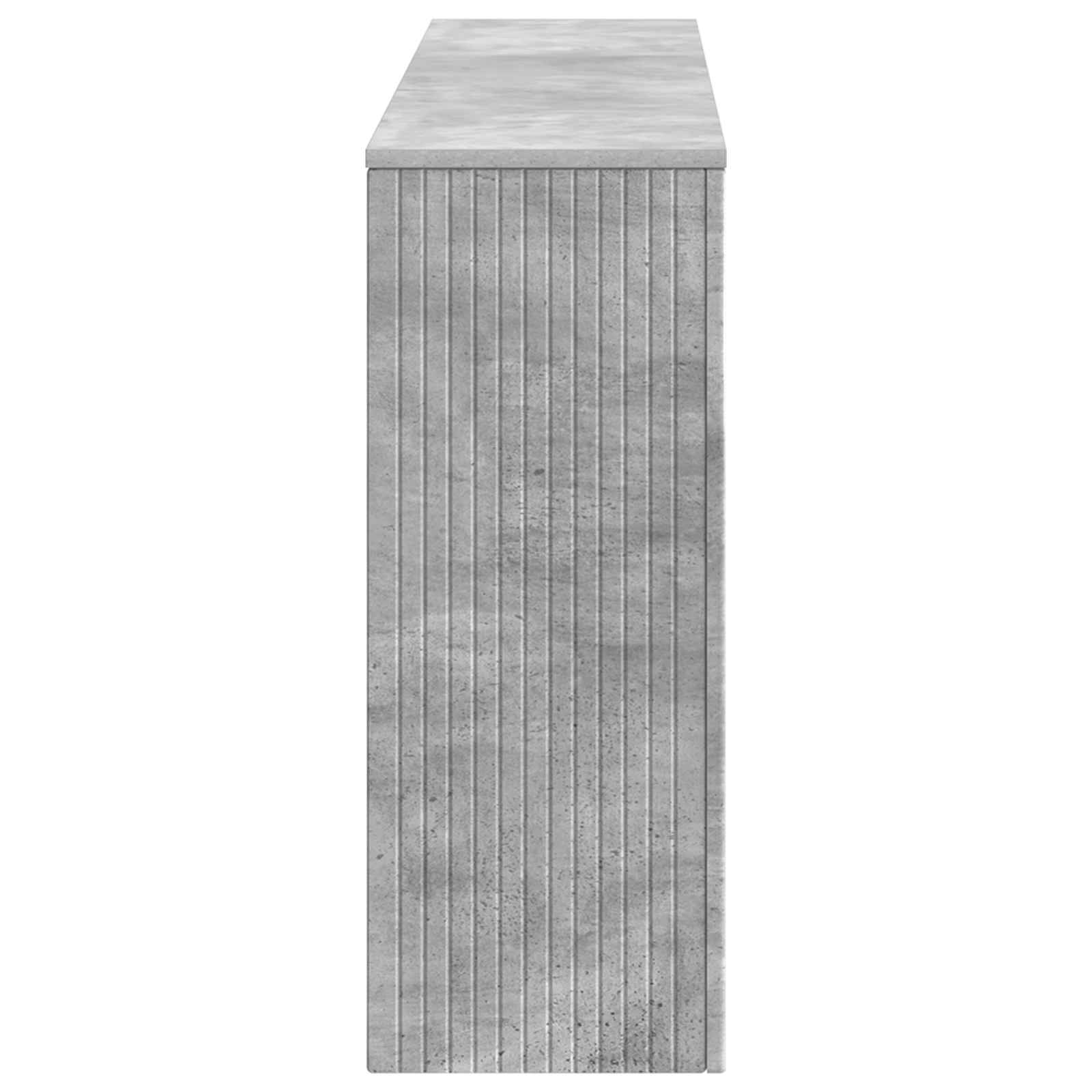 Wandtafel Beton Grijs 155 x 29 x 74 cm Geconstrueerd hout is nu te koop bij PeponiXL, paradijselijk wonen!