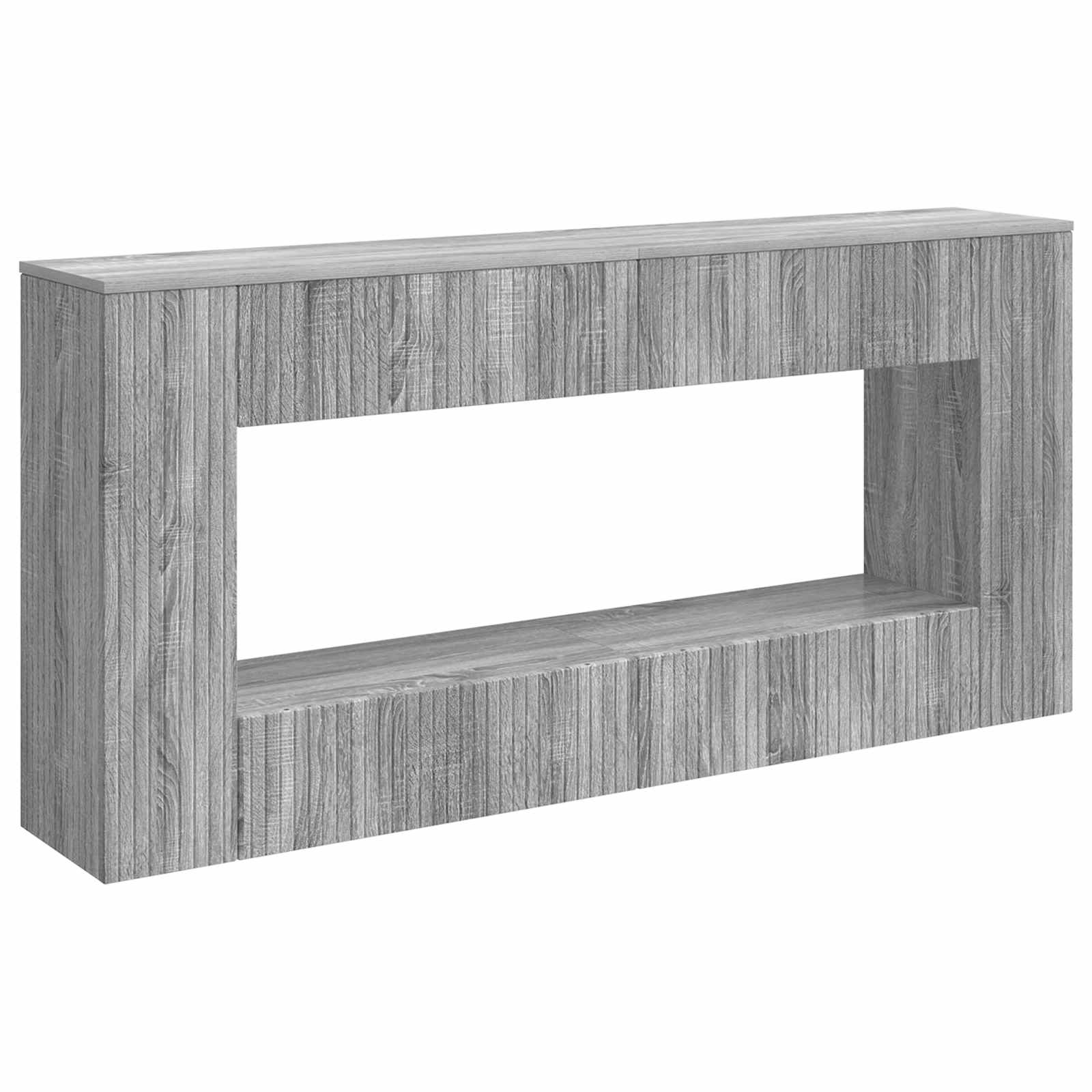 Wandtafel Grijze Sonoma 155 x 29 x 74 cm Geconstrueerd hout is nu te koop bij PeponiXL, paradijselijk wonen!