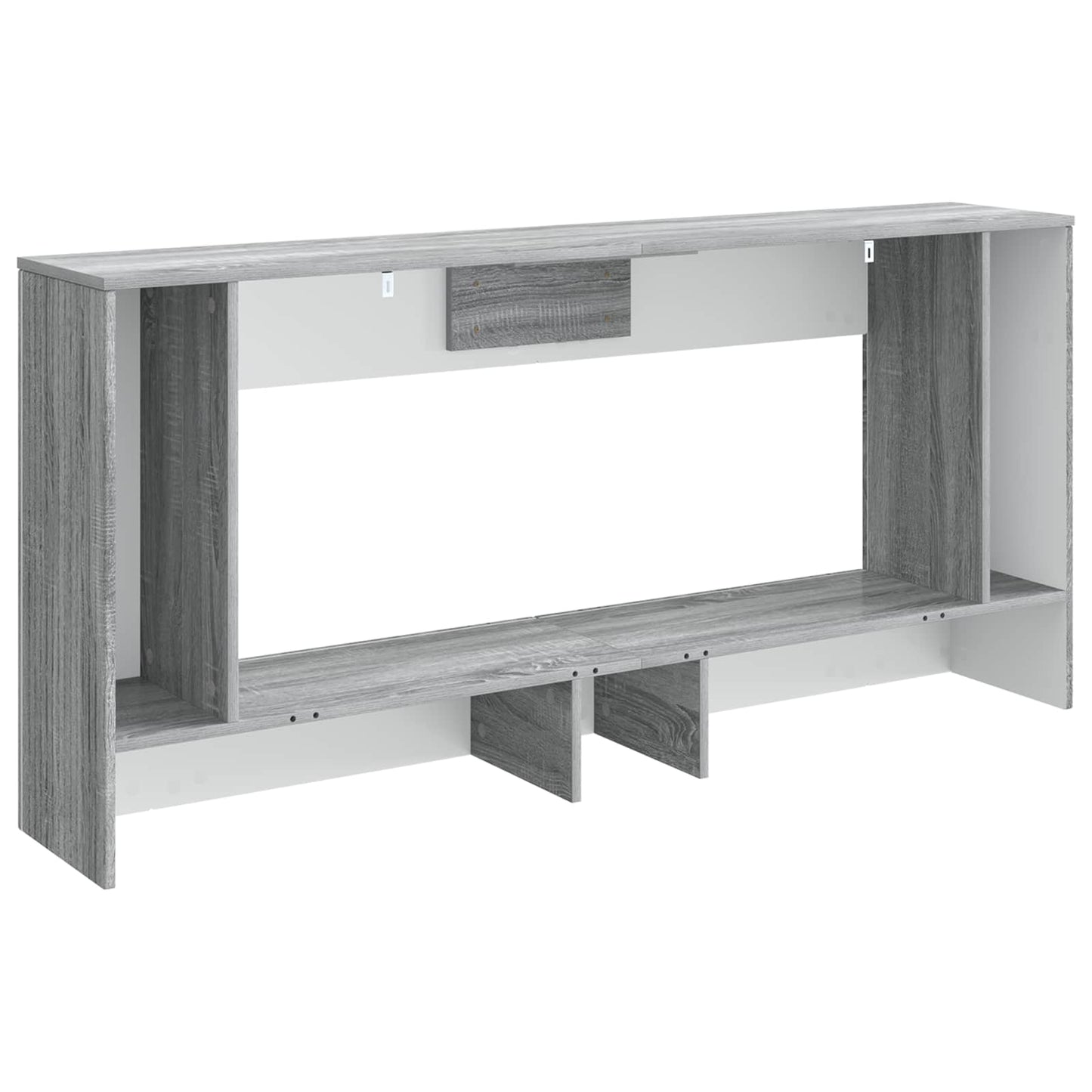 Wandtafel Grijze Sonoma 155 x 29 x 74 cm Geconstrueerd hout is nu te koop bij PeponiXL, paradijselijk wonen!
