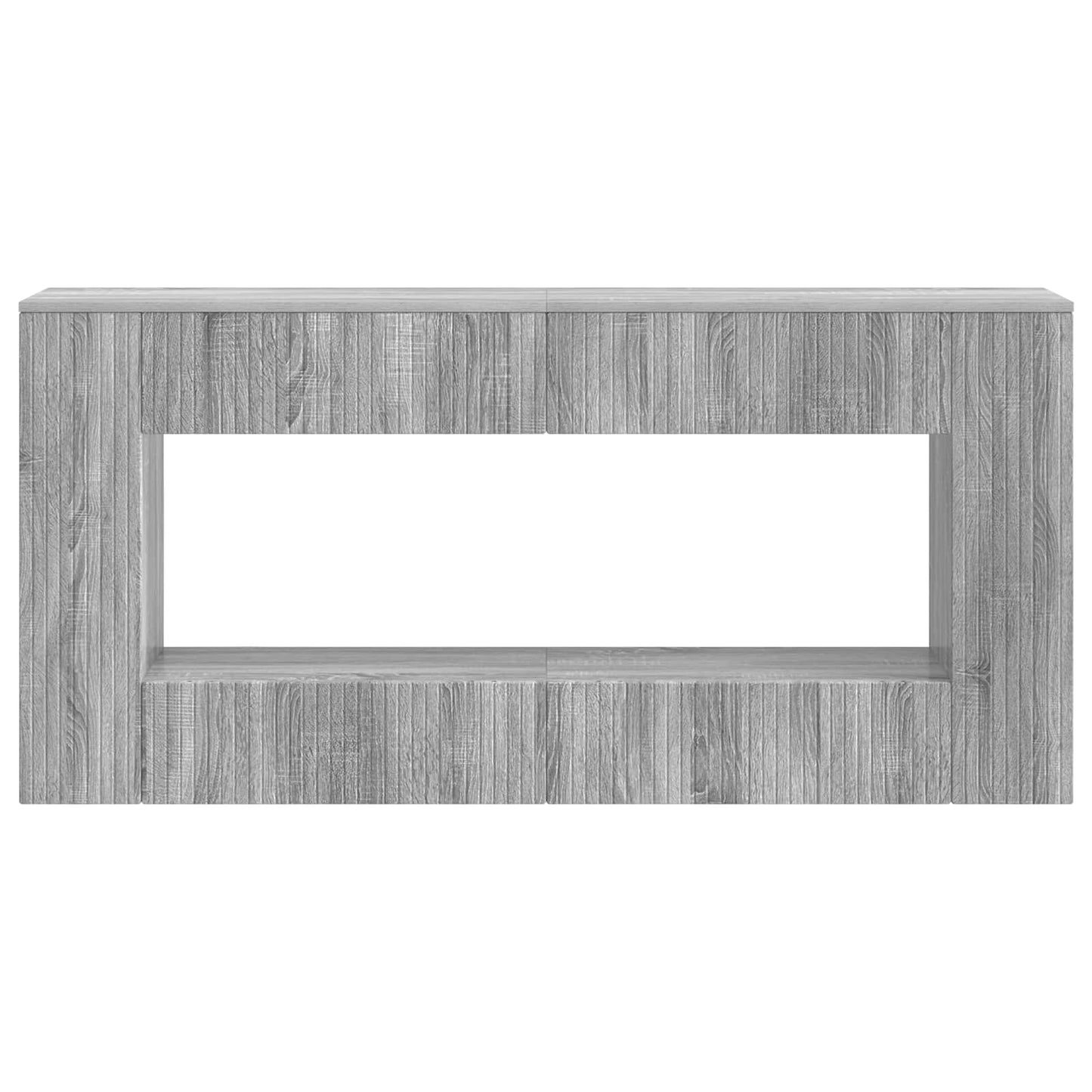 Wandtafel Grijze Sonoma 155 x 29 x 74 cm Geconstrueerd hout is nu te koop bij PeponiXL, paradijselijk wonen!