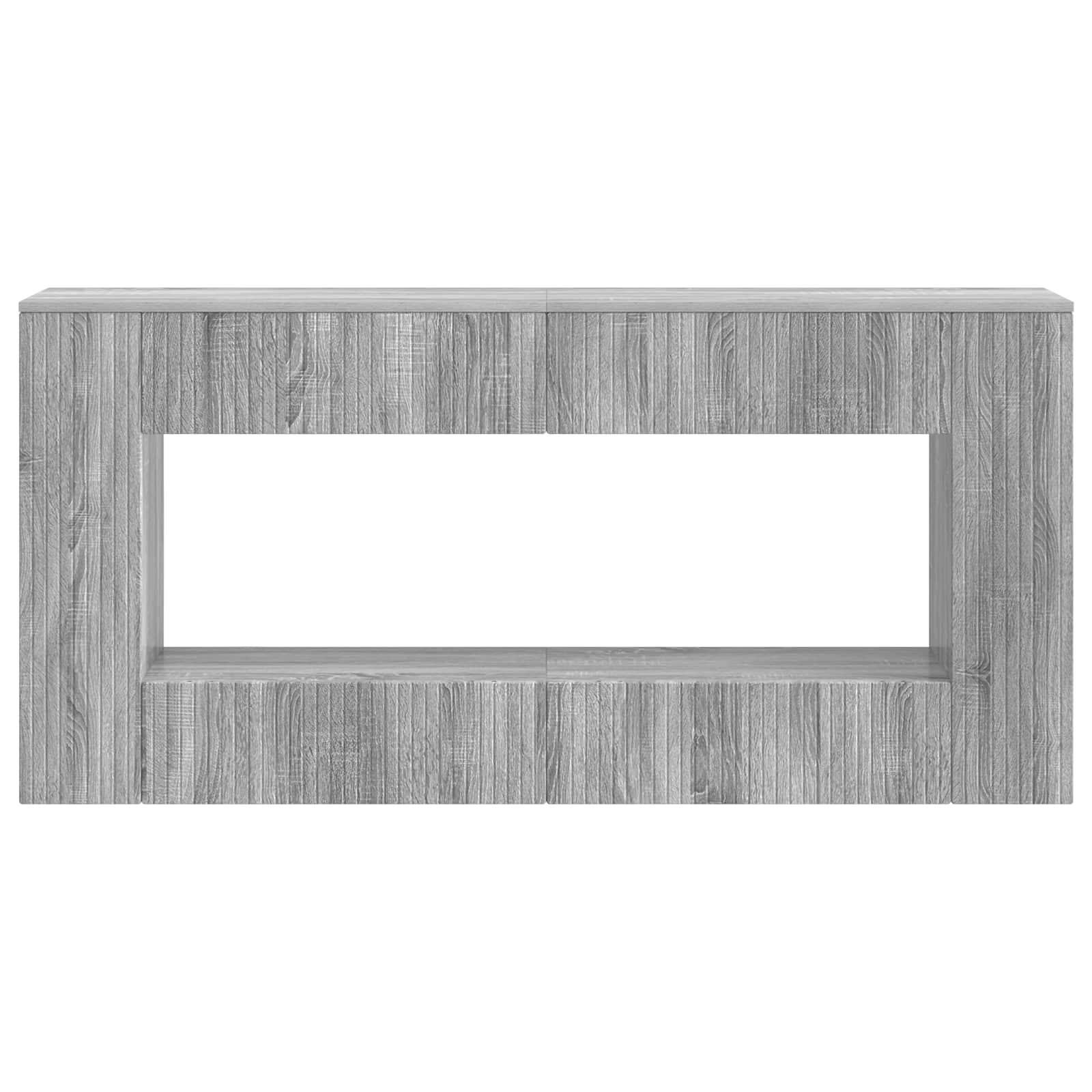Wandtafel Grijze Sonoma 155 x 29 x 74 cm Geconstrueerd hout is nu te koop bij PeponiXL, paradijselijk wonen!