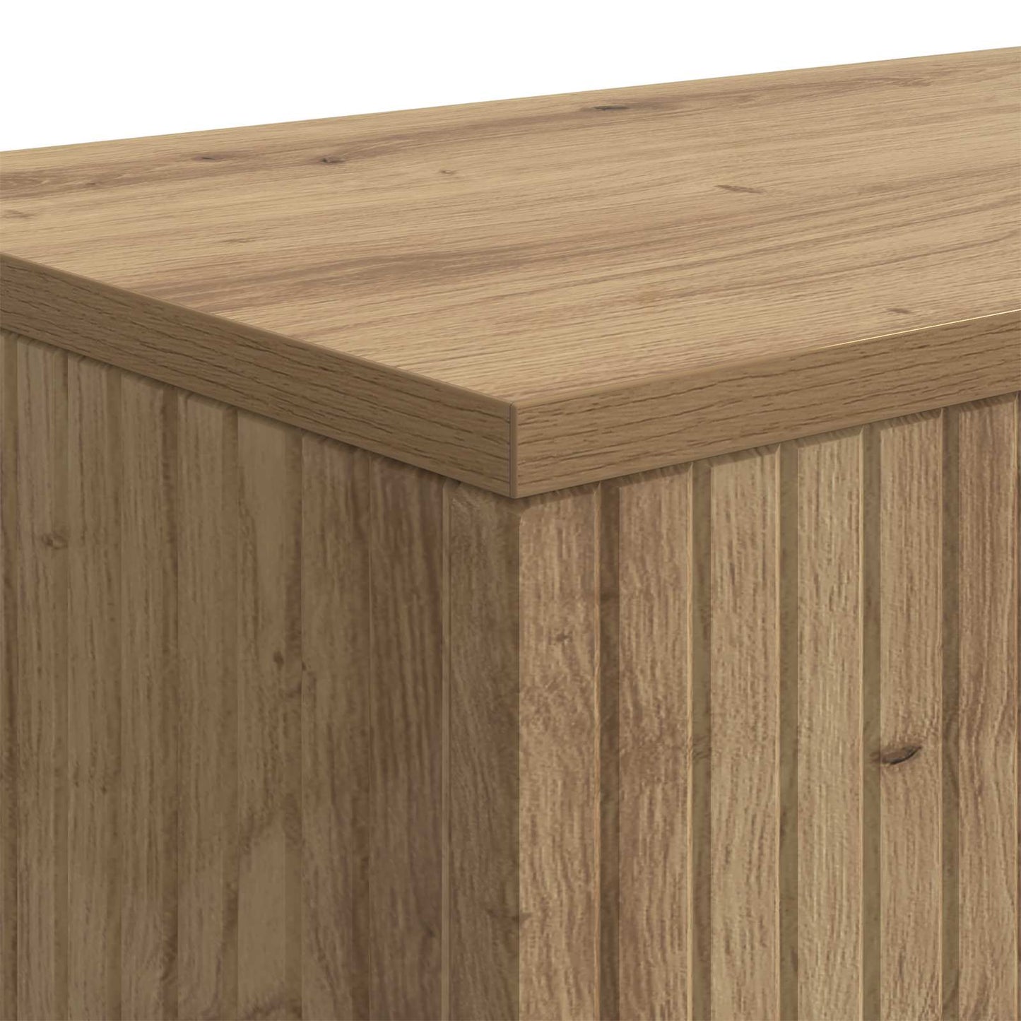 Wandtafel Artisan Eik 155 x 29 x 74 cm Geconstrueerd hout is nu te koop bij PeponiXL, paradijselijk wonen!