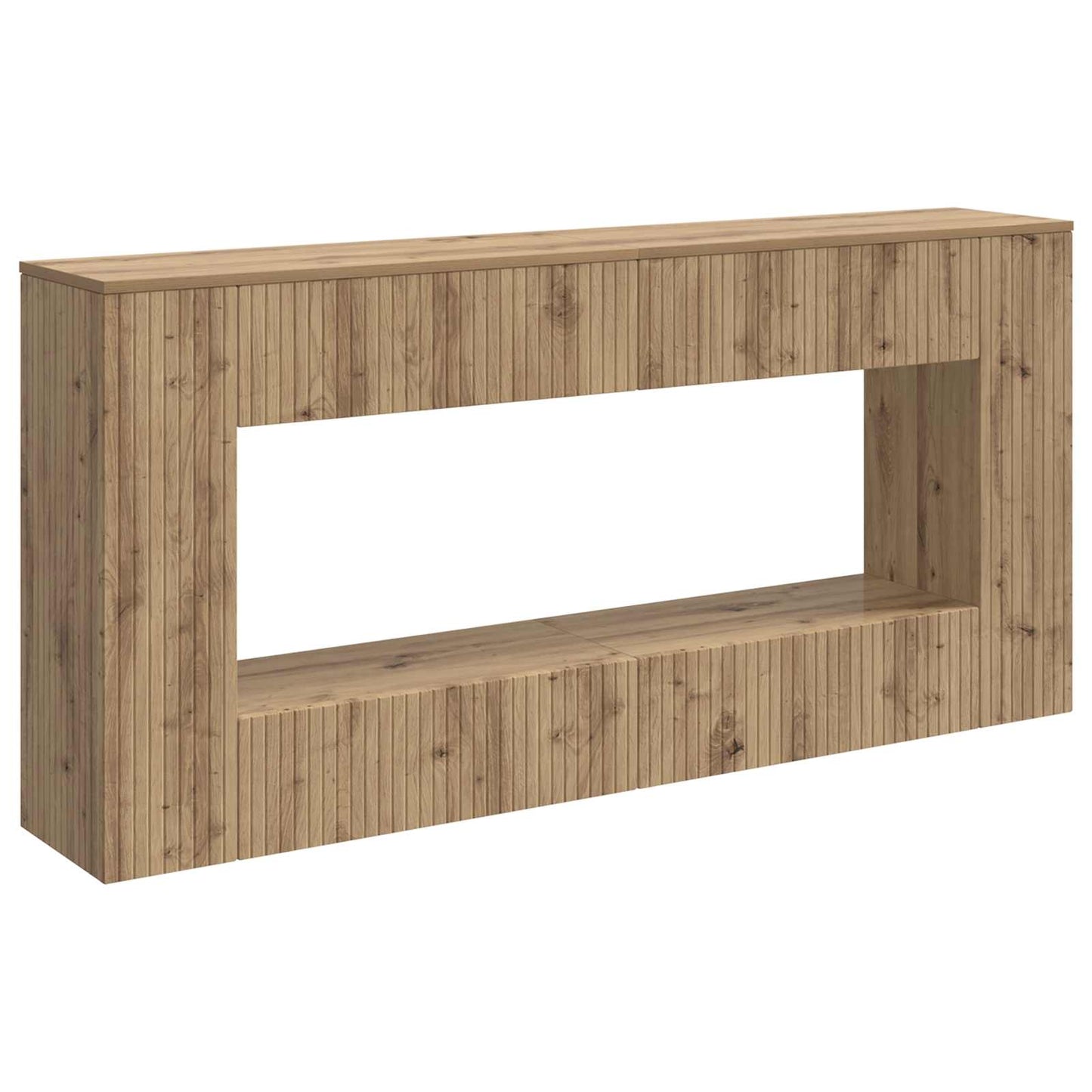 Wandtafel Artisan Eik 155 x 29 x 74 cm Geconstrueerd hout is nu te koop bij PeponiXL, paradijselijk wonen!