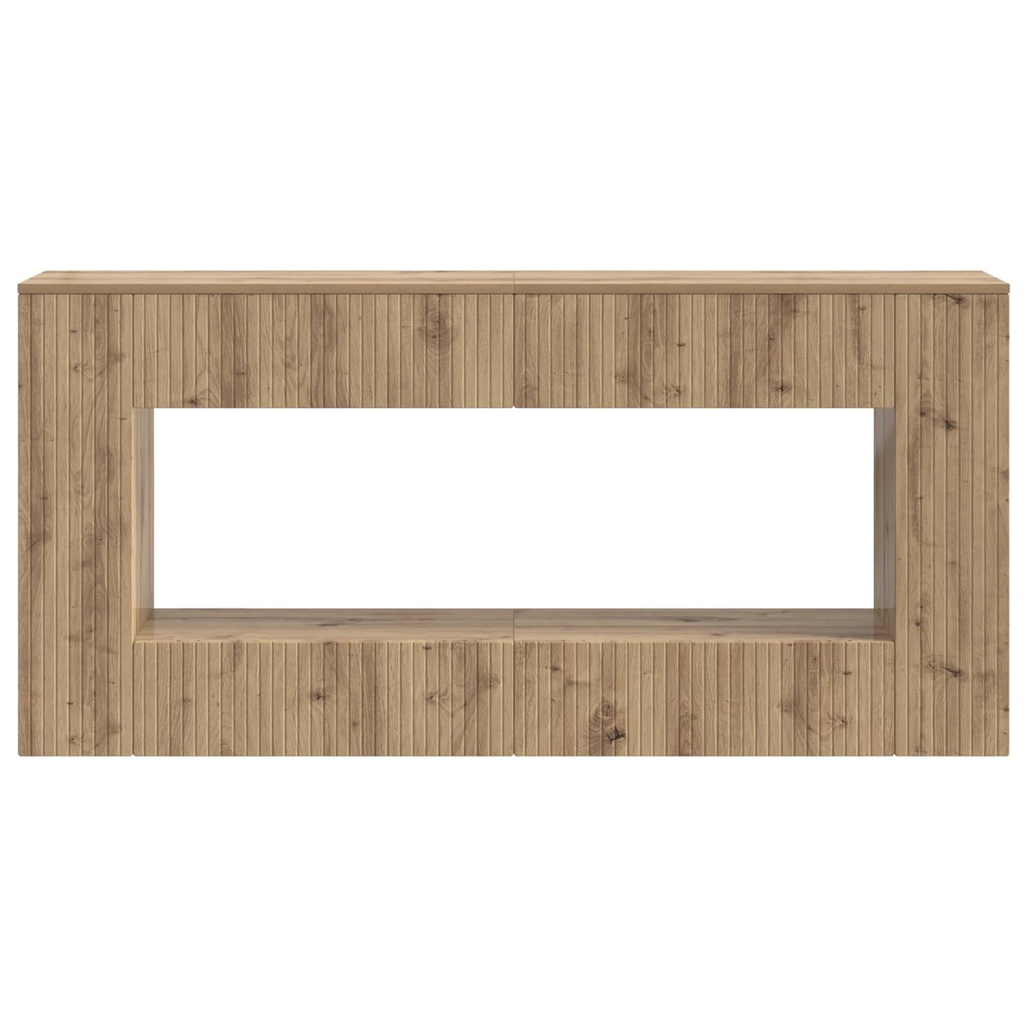 Wandtafel Artisan Eik 155 x 29 x 74 cm Geconstrueerd hout is nu te koop bij PeponiXL, paradijselijk wonen!