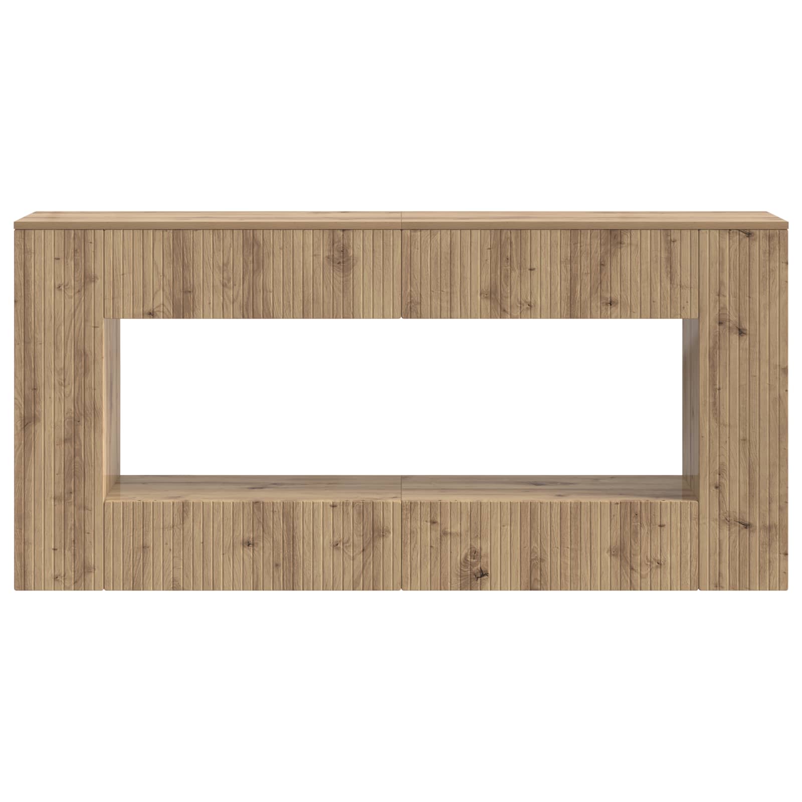 Wandtafel Artisan Eik 155 x 29 x 74 cm Geconstrueerd hout is nu te koop bij PeponiXL, paradijselijk wonen!