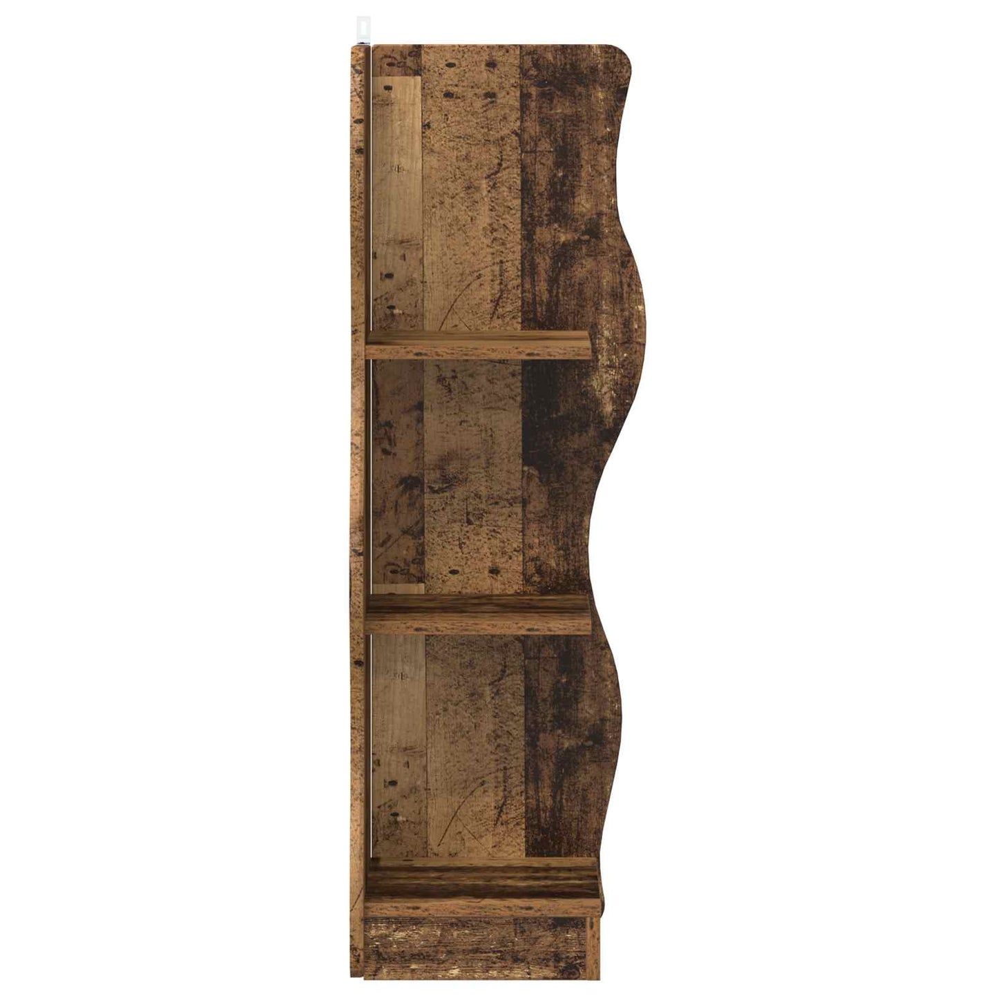 Hoekplank met plank Oud hout 34 x 33 x 102 cm Bewerkt hout is nu te koop bij PeponiXL, paradijselijk wonen!