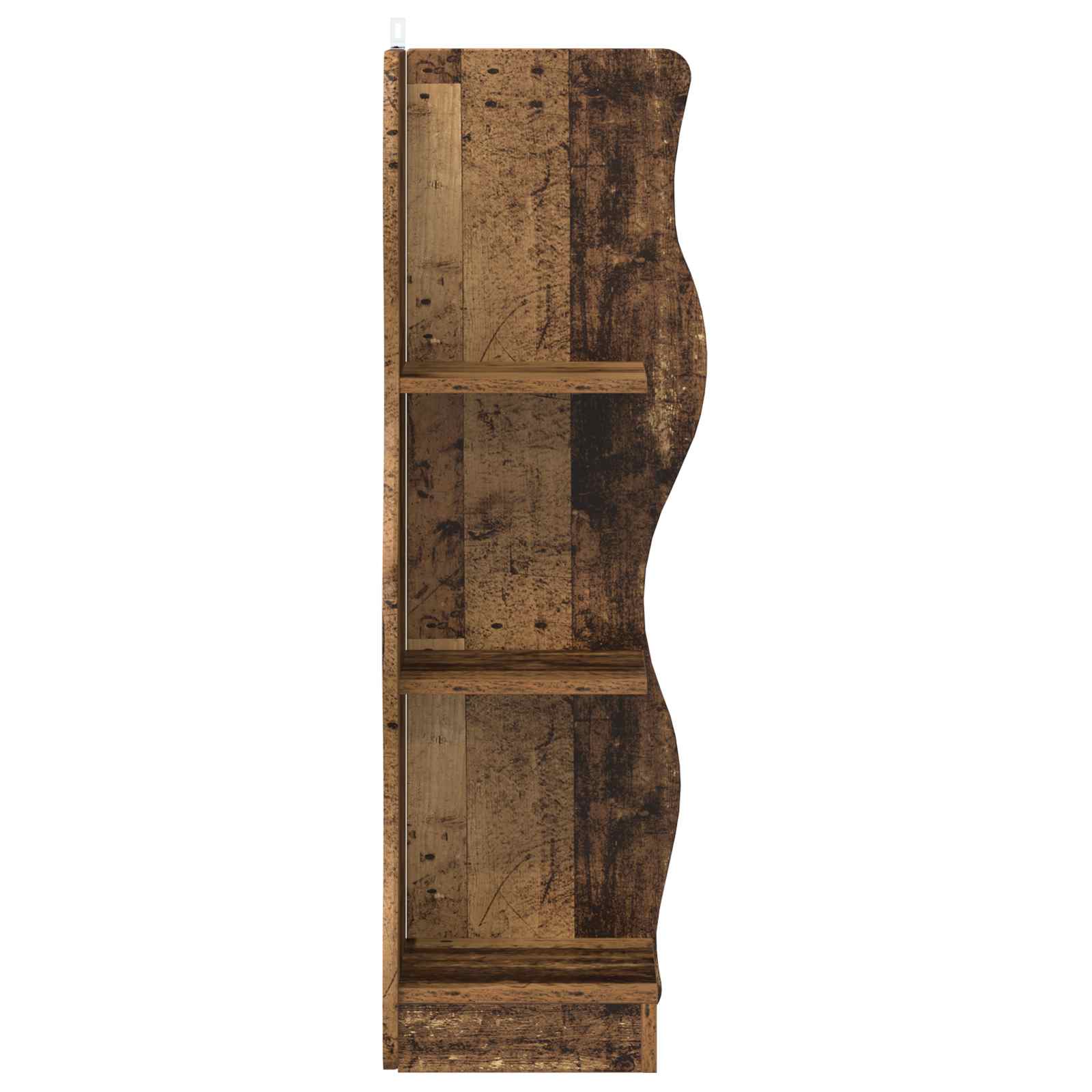 Hoekplank met plank Oud hout 34 x 33 x 102 cm Bewerkt hout is nu te koop bij PeponiXL, paradijselijk wonen!