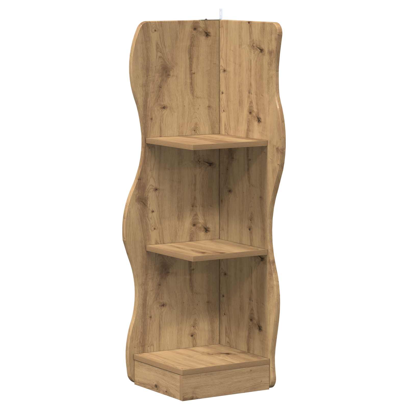 Hoekplank Artisanaal eiken 34 x 33 x 102 cm Bewerkt hout is nu te koop bij PeponiXL, paradijselijk wonen!