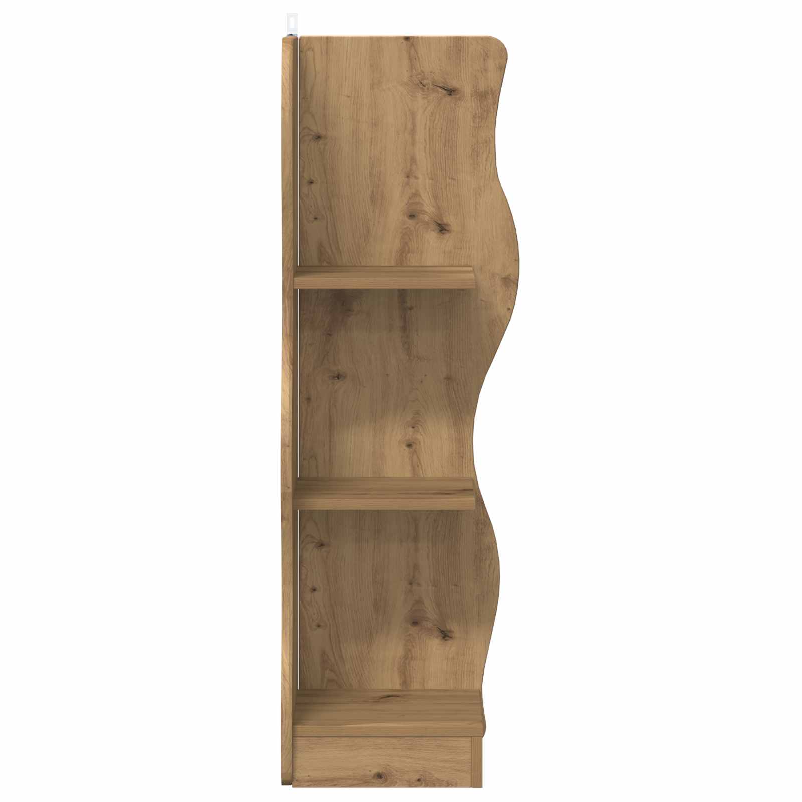 Hoekplank Artisanaal eiken 34 x 33 x 102 cm Bewerkt hout is nu te koop bij PeponiXL, paradijselijk wonen!