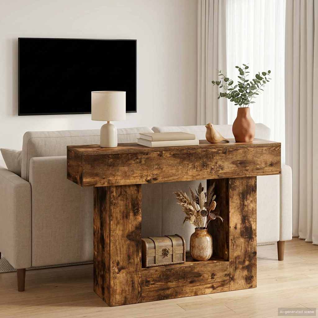 Gerookte Eik 101 x 30 x 74 cm is nu te koop bij PeponiXL, paradijselijk wonen!