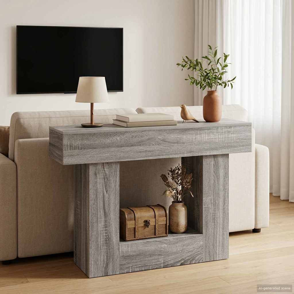 Grijze Sonoma 101 x 30 x 74 cm is nu te koop bij PeponiXL, paradijselijk wonen!