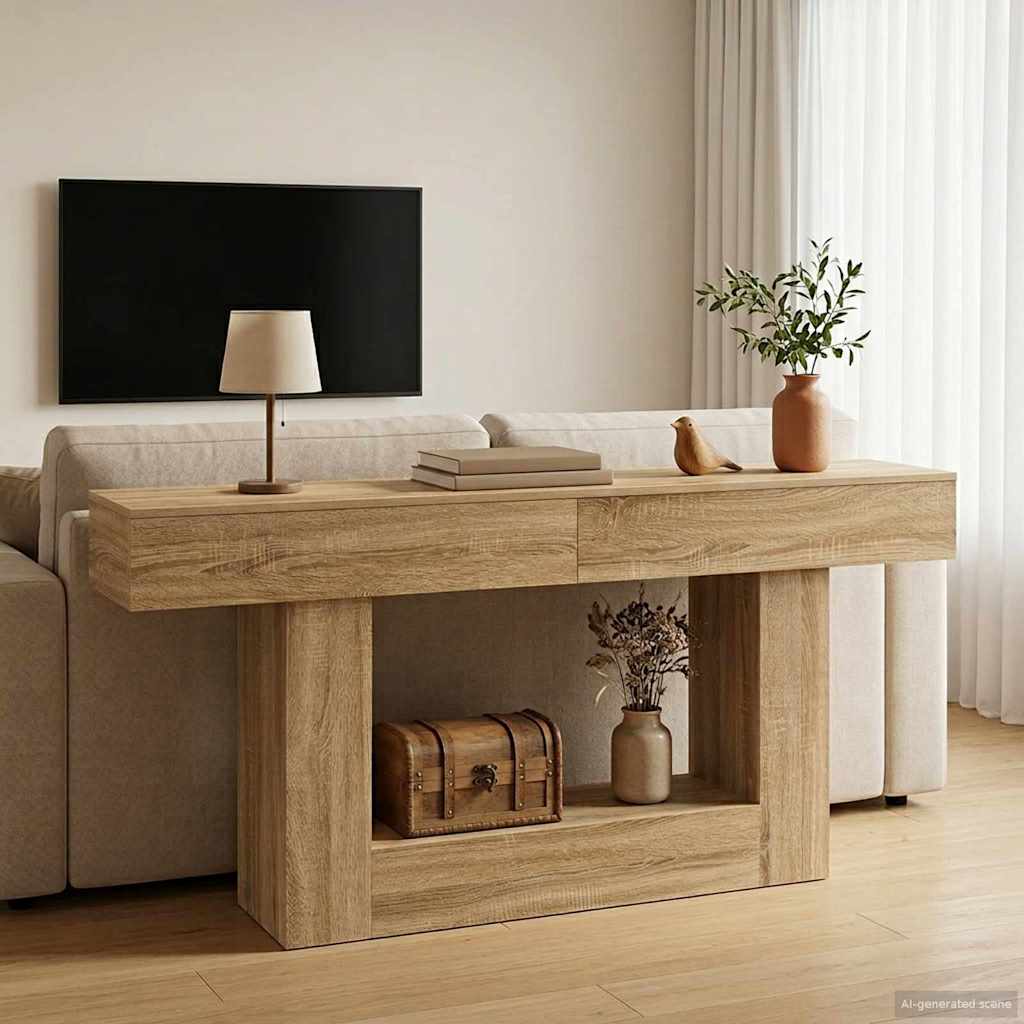 Sonoma Eiken 160 x 30 x 74 cm is nu te koop bij PeponiXL, paradijselijk wonen!