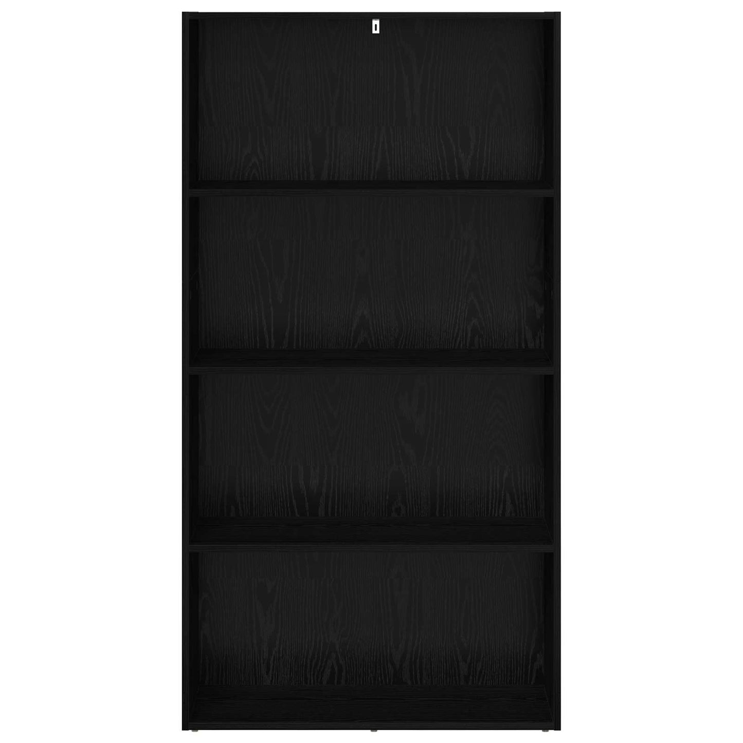 Boekenkast Zwart Eiken 80 x 30 x 152 cm Bewerkt hout is nu te koop bij PeponiXL, paradijselijk wonen!