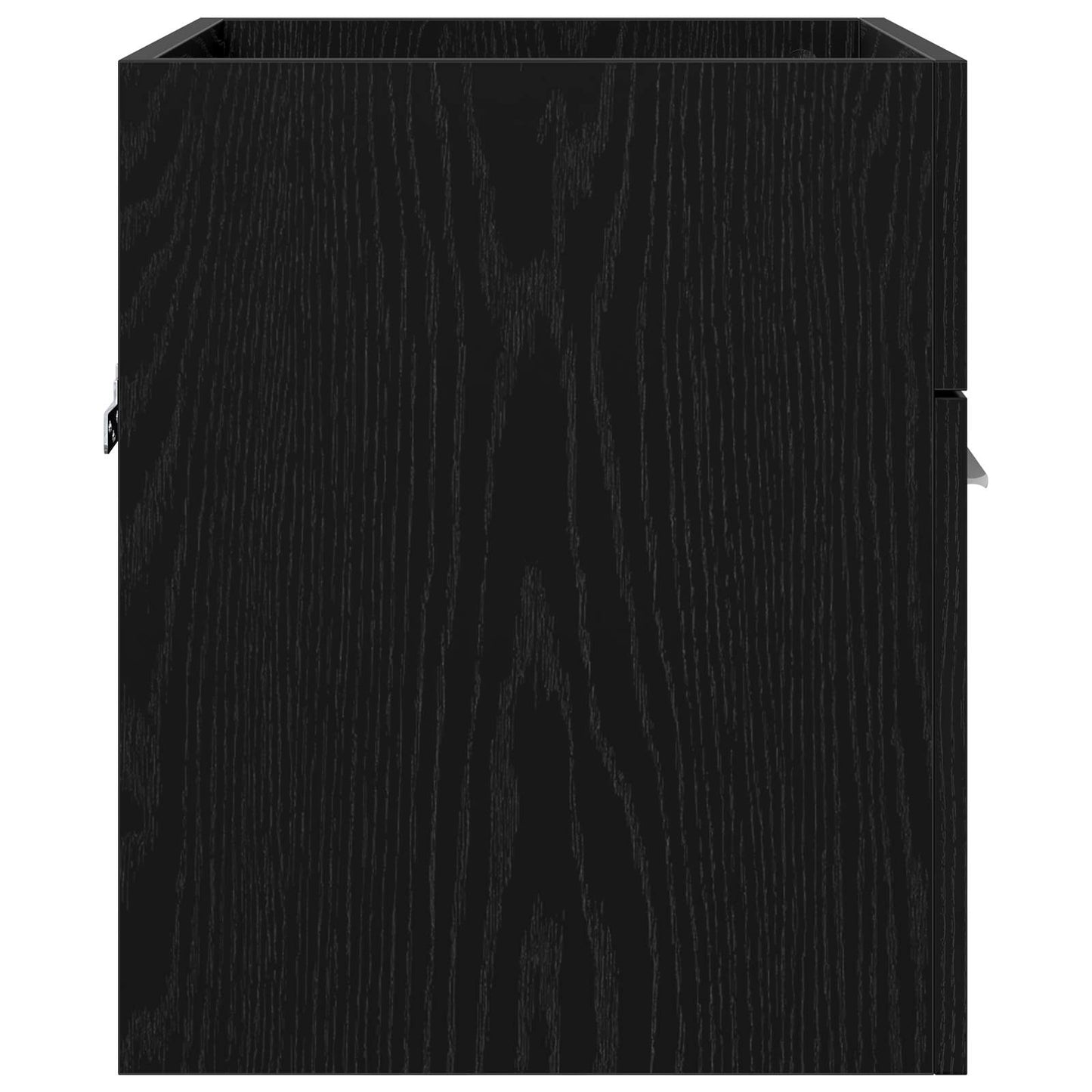 Wastafelkast Zwart Eiken 41 x 38,5 x 46 cm Bewerkt hout is nu te koop bij PeponiXL, paradijselijk wonen!