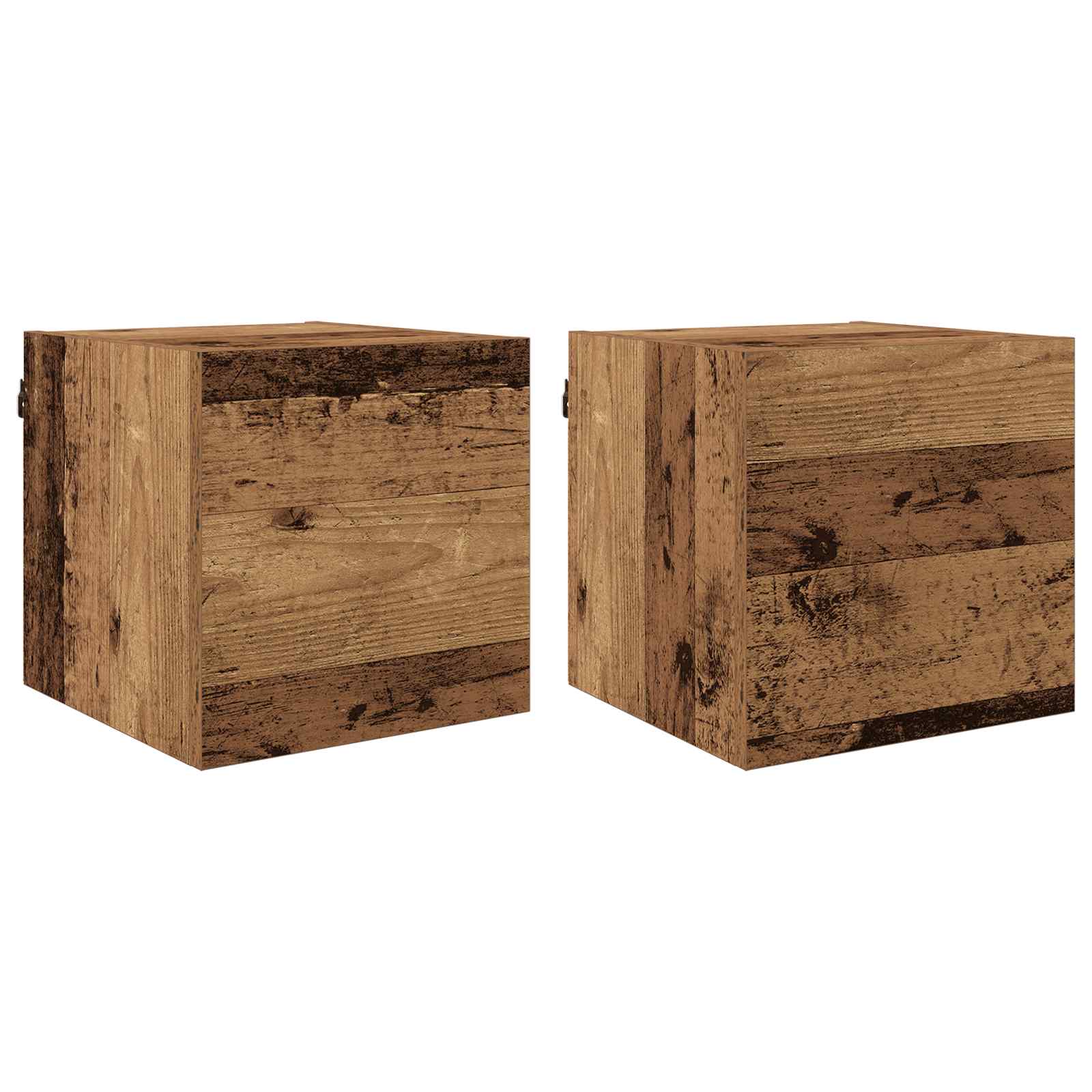 TV-kast Oudhout 30,5 x 30 x 30 cm Bewerkt hout is nu te koop bij PeponiXL, paradijselijk wonen!