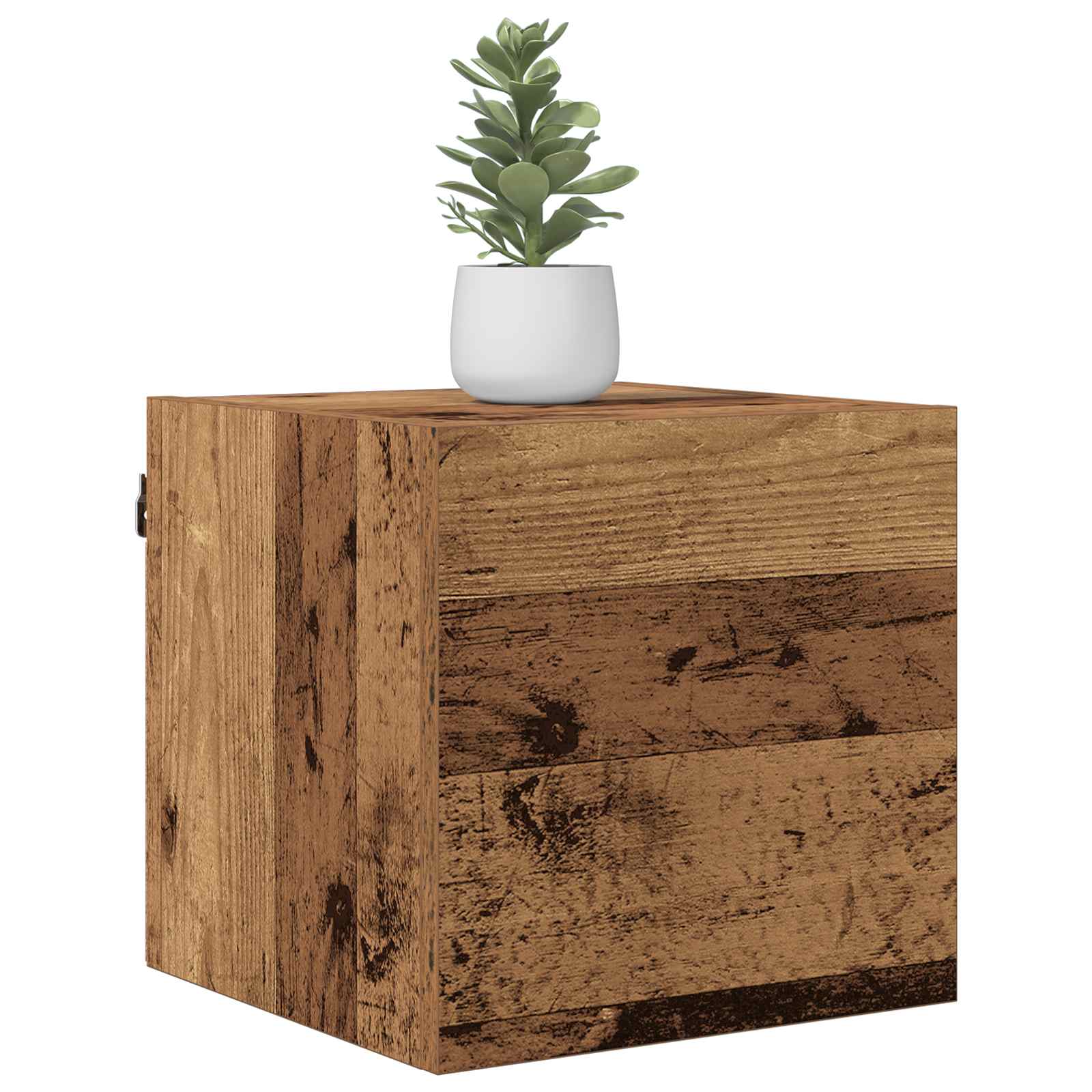 TV-kast Oudhout 30,5 x 30 x 30 cm Bewerkt hout is nu te koop bij PeponiXL, paradijselijk wonen!