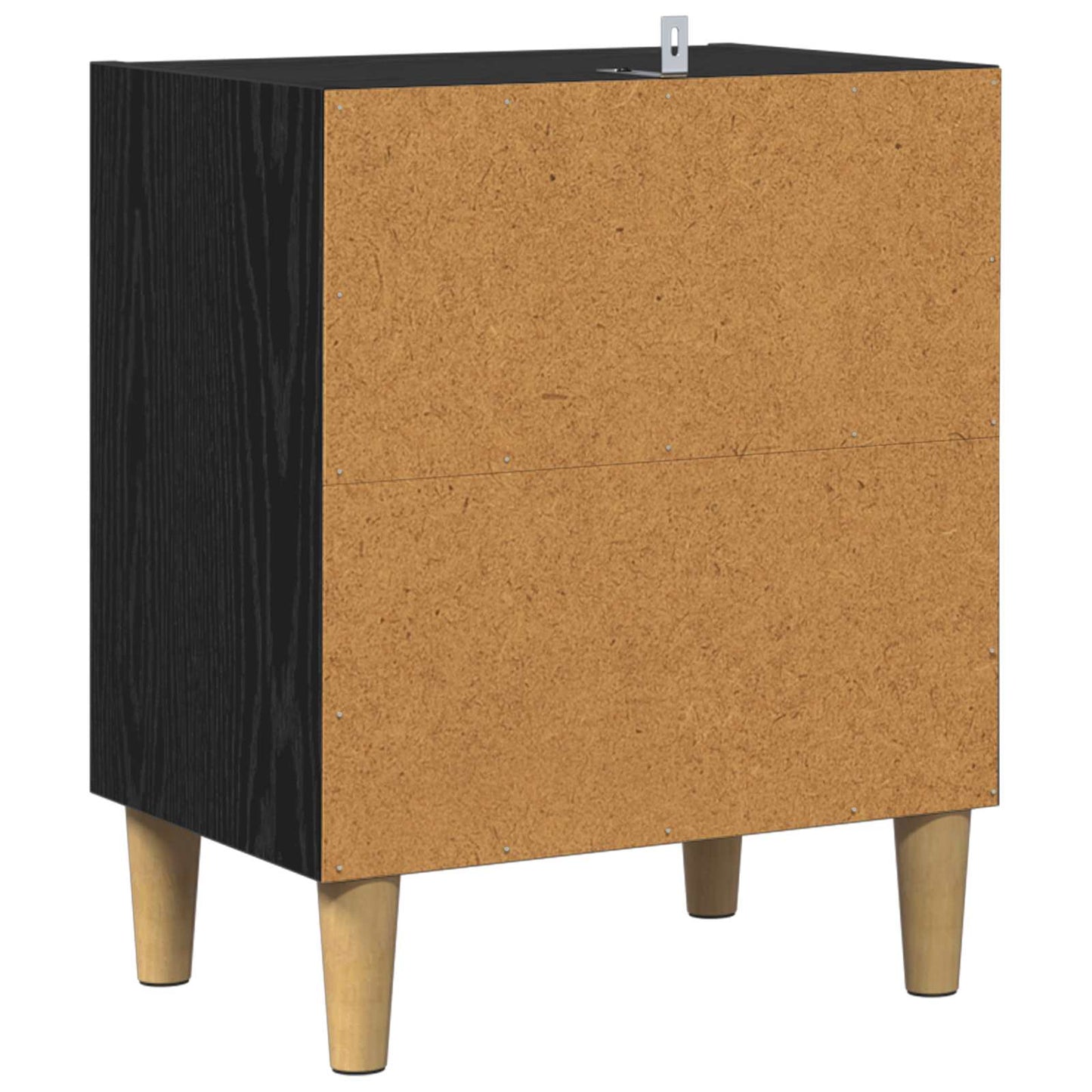 Bed kast Zwart Eiken 40 x 30 x 50 cm Bewerkt hout is nu te koop bij PeponiXL, paradijselijk wonen!