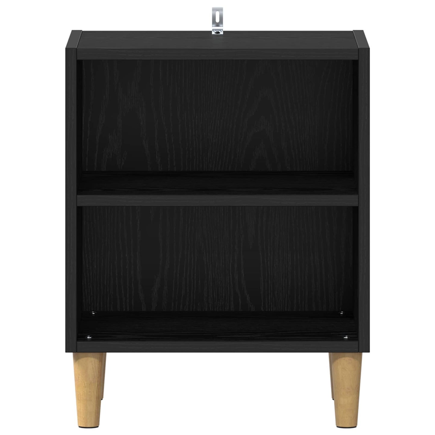 Bed kast Zwart Eiken 40 x 30 x 50 cm Bewerkt hout is nu te koop bij PeponiXL, paradijselijk wonen!