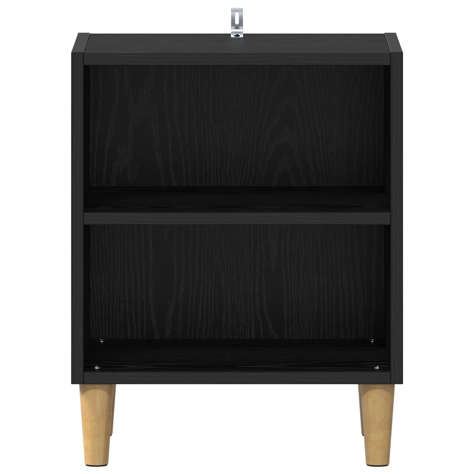 Bed kast Zwart Eiken 40 x 30 x 50 cm Bewerkt hout is nu te koop bij PeponiXL, paradijselijk wonen!