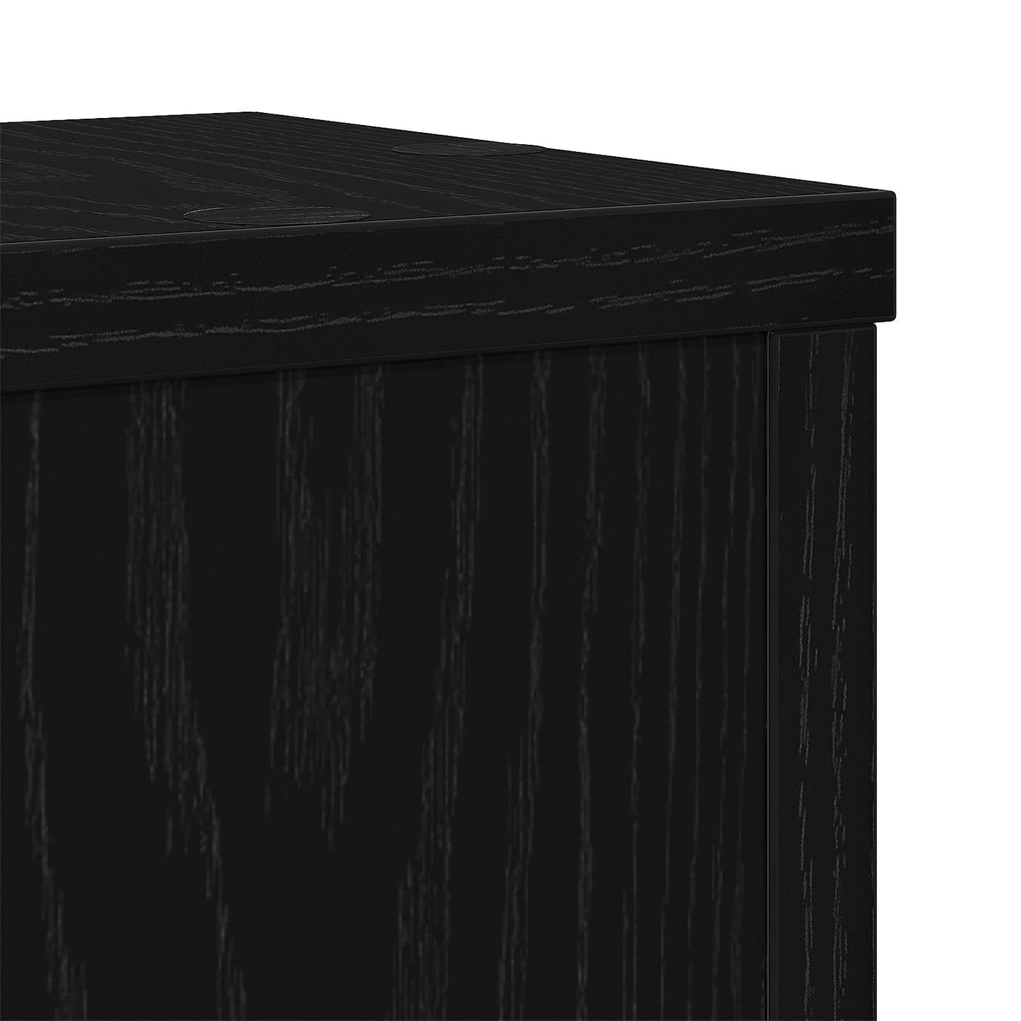 Plantenstandaard 2 pcs Zwart Eiken 15 x 15 x 20 cm Bewerkt hout is nu te koop bij PeponiXL, paradijselijk wonen!