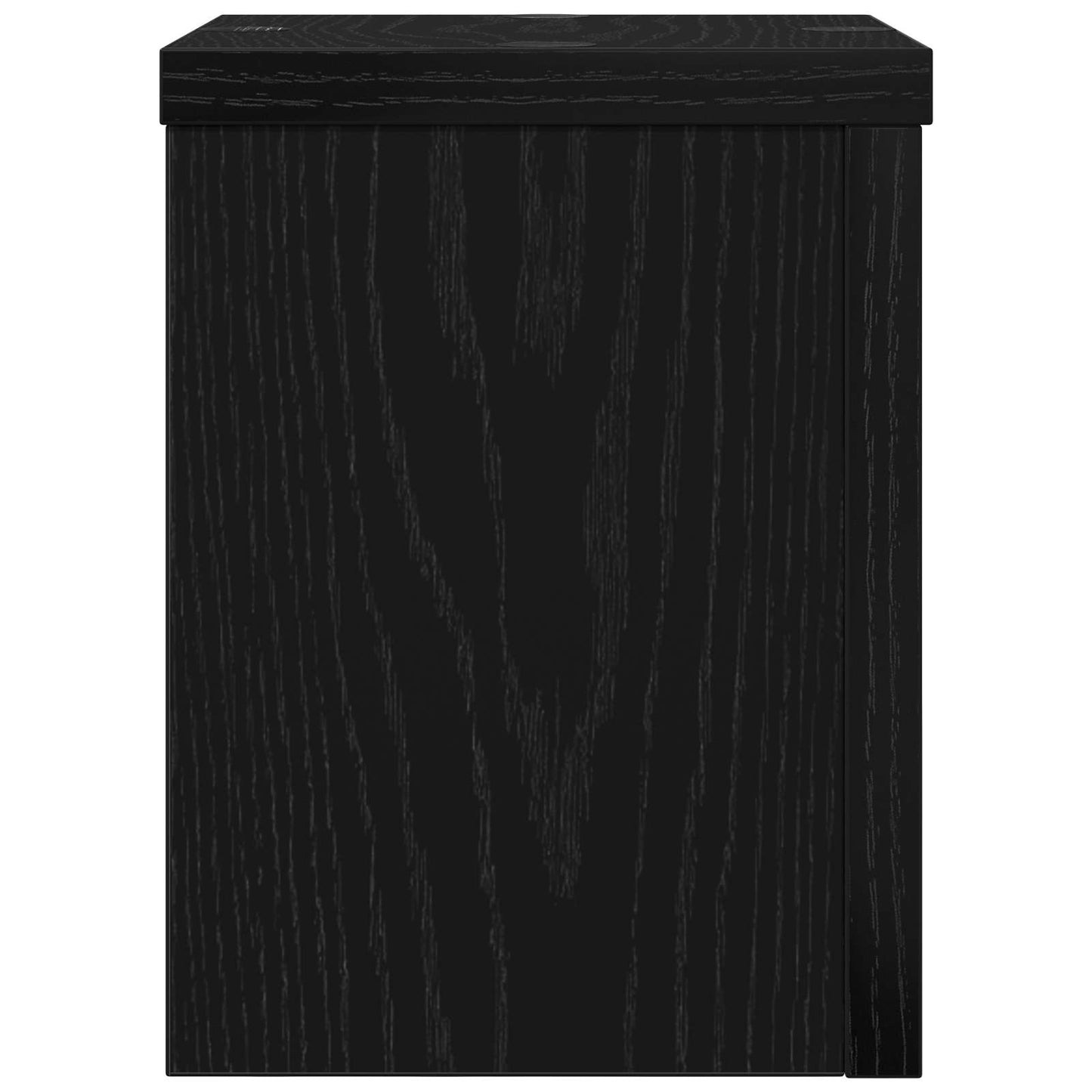 Plantenstandaard 2 pcs Zwart Eiken 15 x 15 x 20 cm Bewerkt hout is nu te koop bij PeponiXL, paradijselijk wonen!