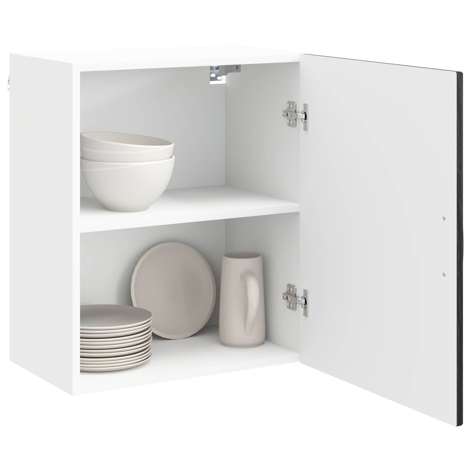 Vaatwasserpaneel Kalmar 2 pcs Zwart Eiken 50 x 31 x 60 cm is nu te koop bij PeponiXL, paradijselijk wonen!