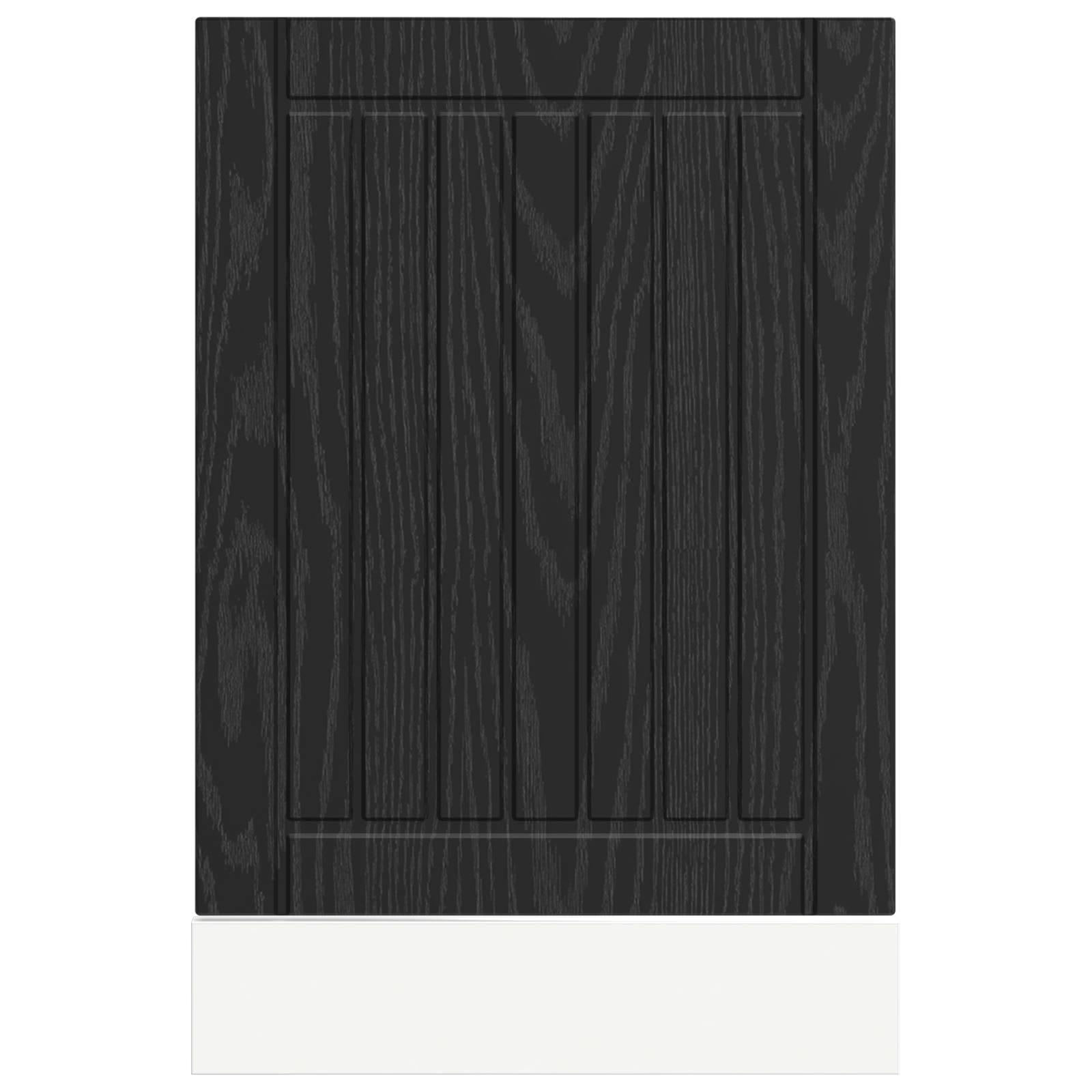 Vaatwasserpaneel met de deur Lucca Zwart eiken 45 x 1,5 x 57 cm is nu te koop bij PeponiXL, paradijselijk wonen!