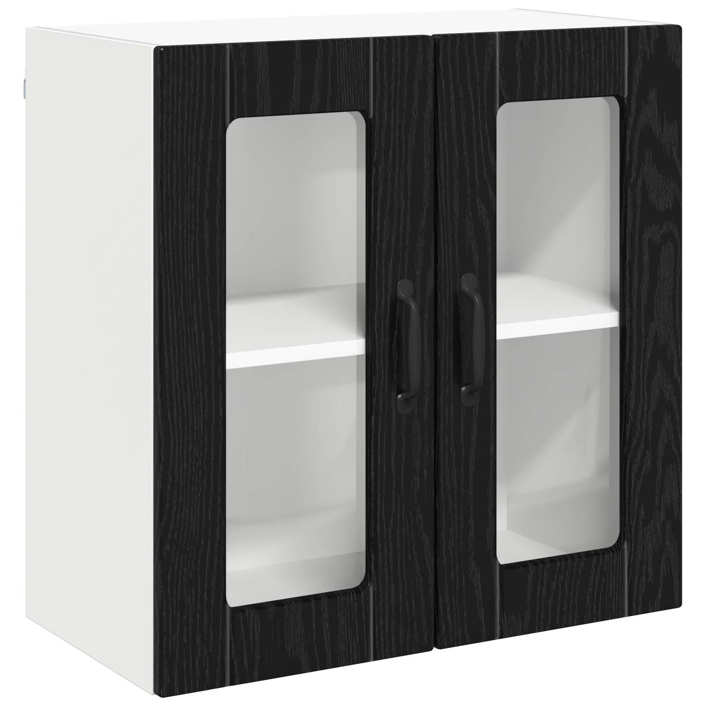 Keukenkast met opslag Zwart Eiken 60 x 31 x 60 cm Bewerkt hout is nu te koop bij PeponiXL, paradijselijk wonen!