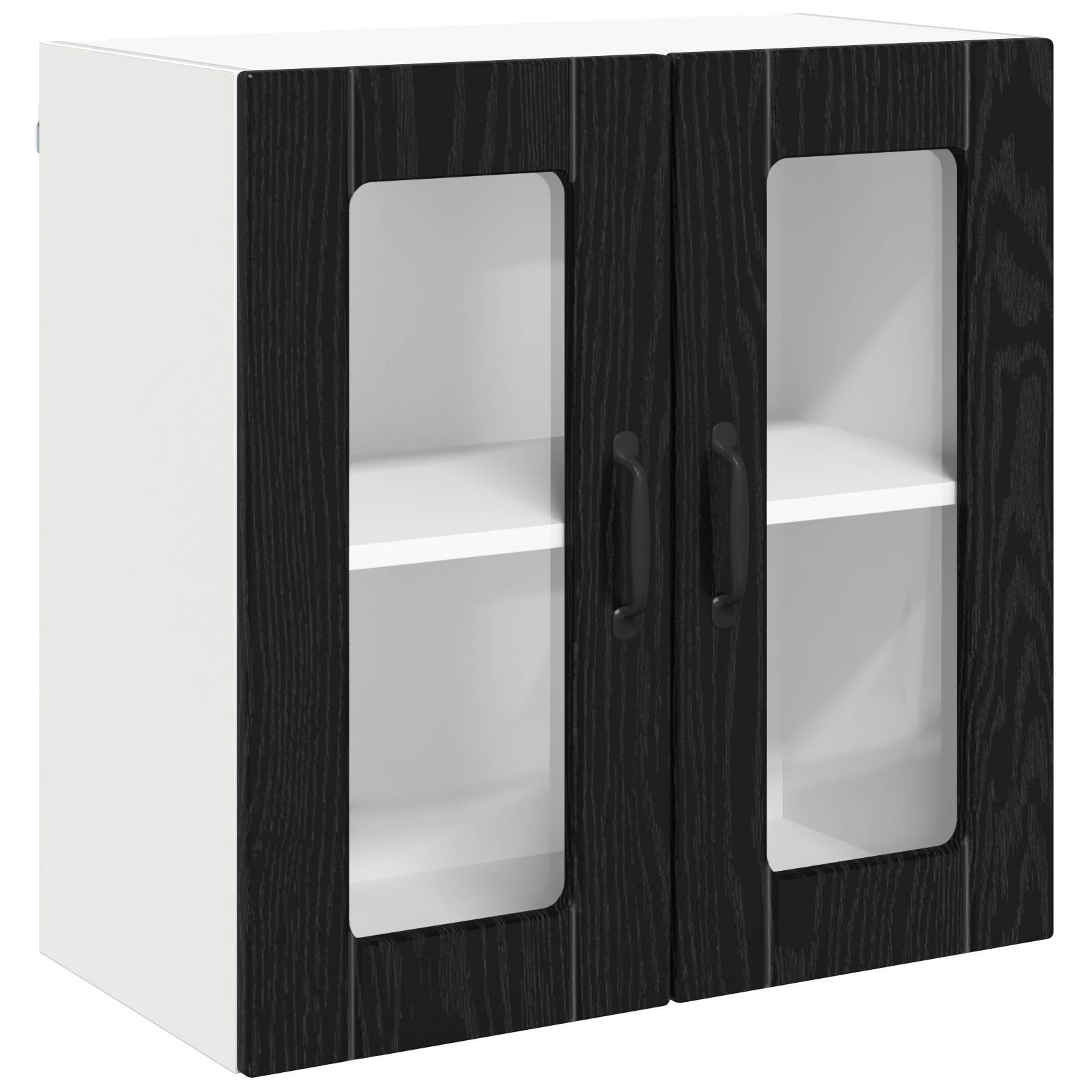 Keukenkast met opslag Zwart Eiken 60 x 31 x 60 cm Bewerkt hout is nu te koop bij PeponiXL, paradijselijk wonen!