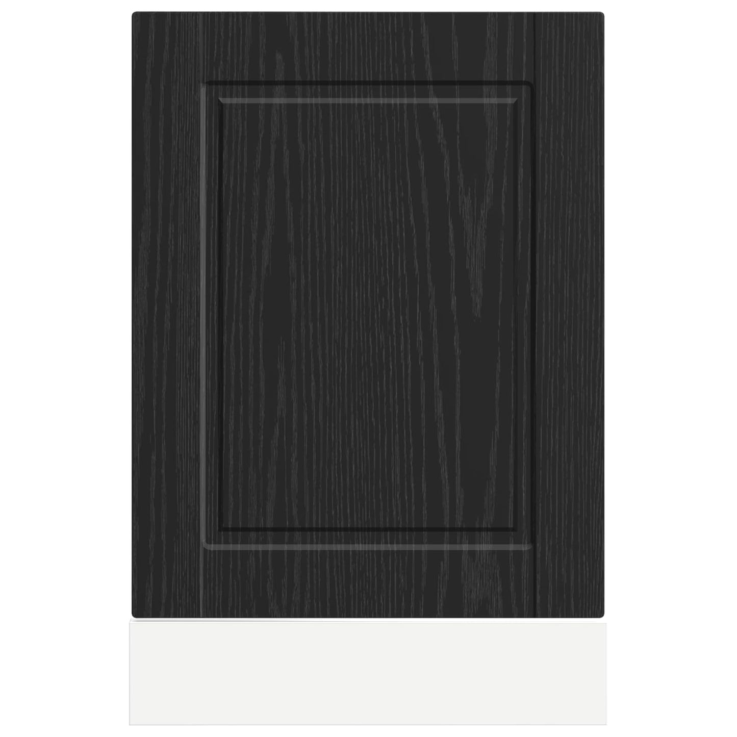 Vaatwasserpaneel Zwart Eiken 45 x 1,5 x 57 cm Bewerkt hout is nu te koop bij PeponiXL, paradijselijk wonen!