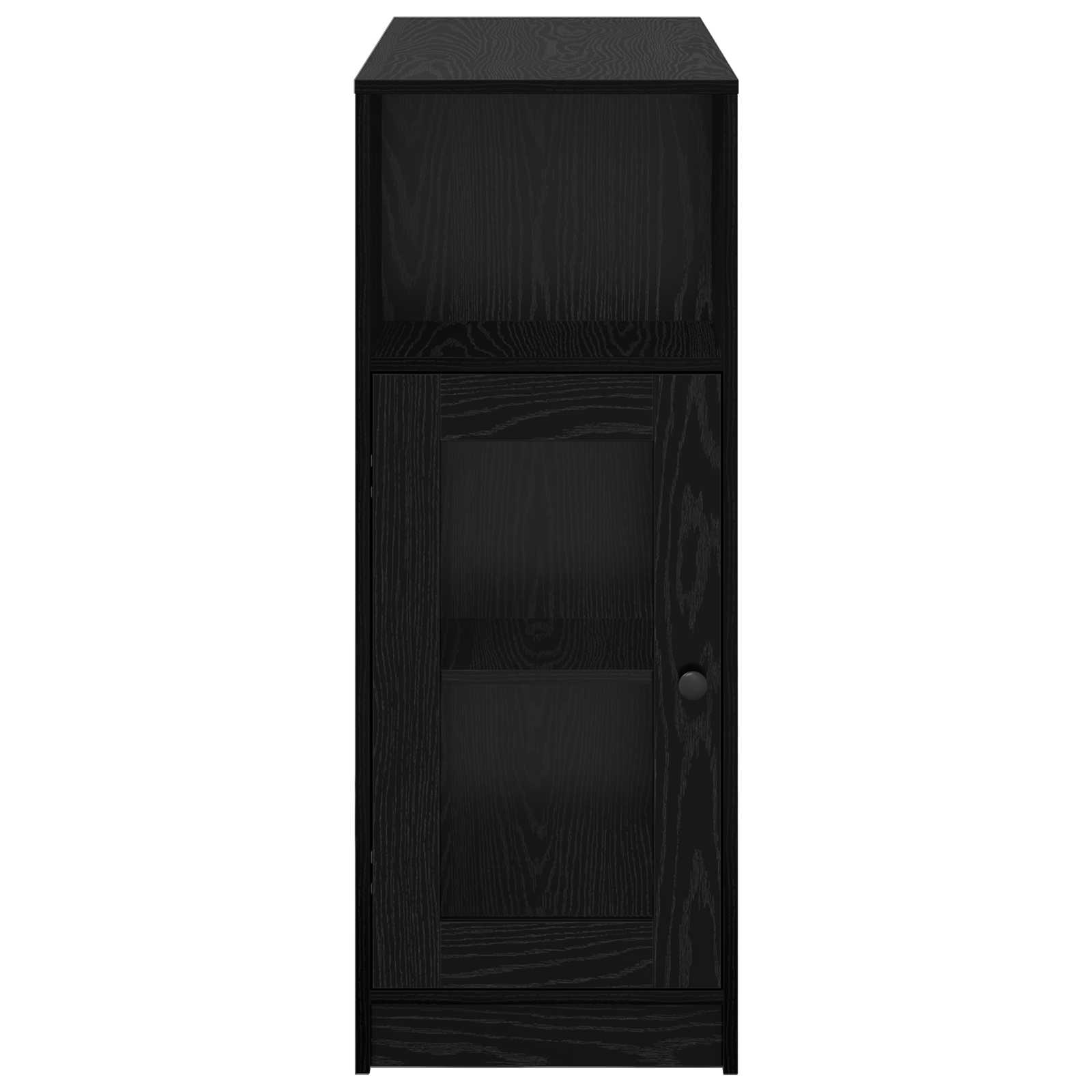 Bartafel met plank Zwart Eiken 101 x 40 x 103,5 cm Bewerkt hout is nu te koop bij PeponiXL, paradijselijk wonen!