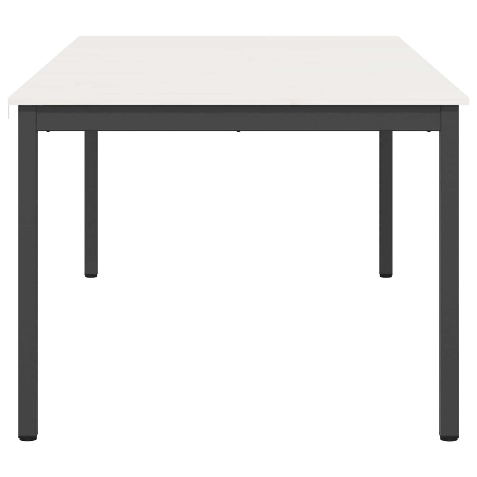 Eettafel Wit 200 x 100 x 75 cm Massief grenenhout is nu te koop bij PeponiXL, paradijselijk wonen!