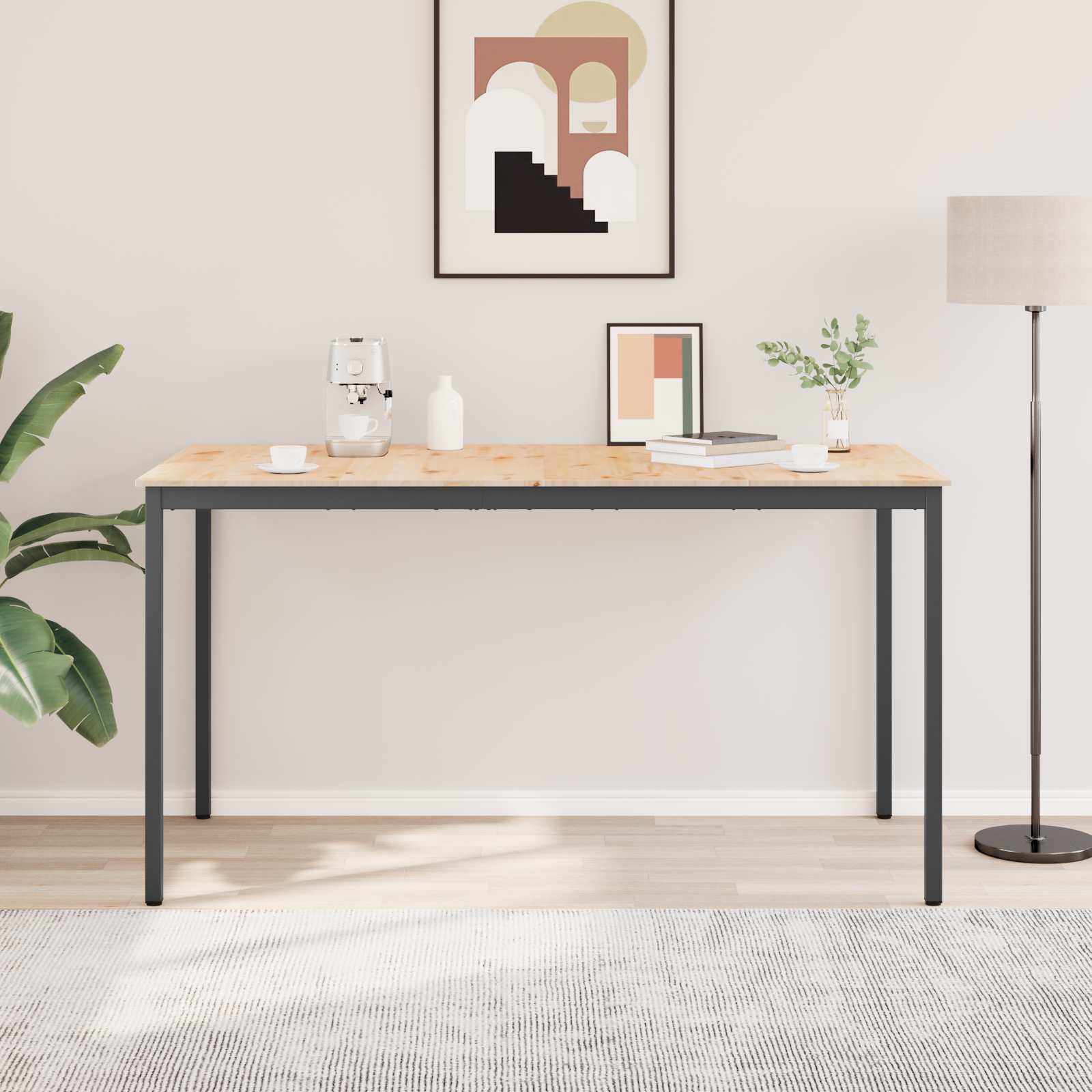 Bartafel Naturel 200 x 100 x 105 cm Massief grenenhout is nu te koop bij PeponiXL, paradijselijk wonen!