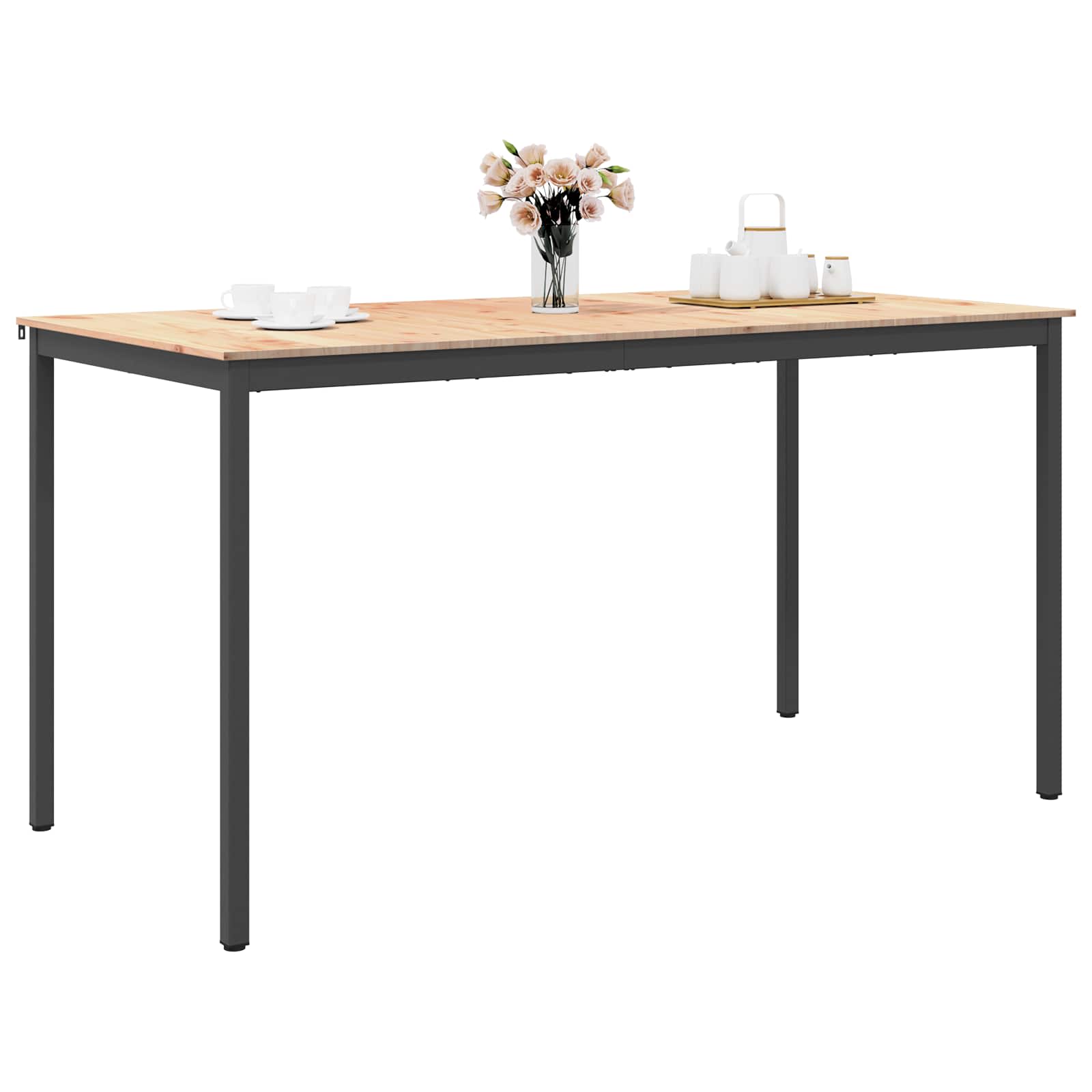 Bartafel Naturel 200 x 100 x 105 cm Massief grenenhout is nu te koop bij PeponiXL, paradijselijk wonen!
