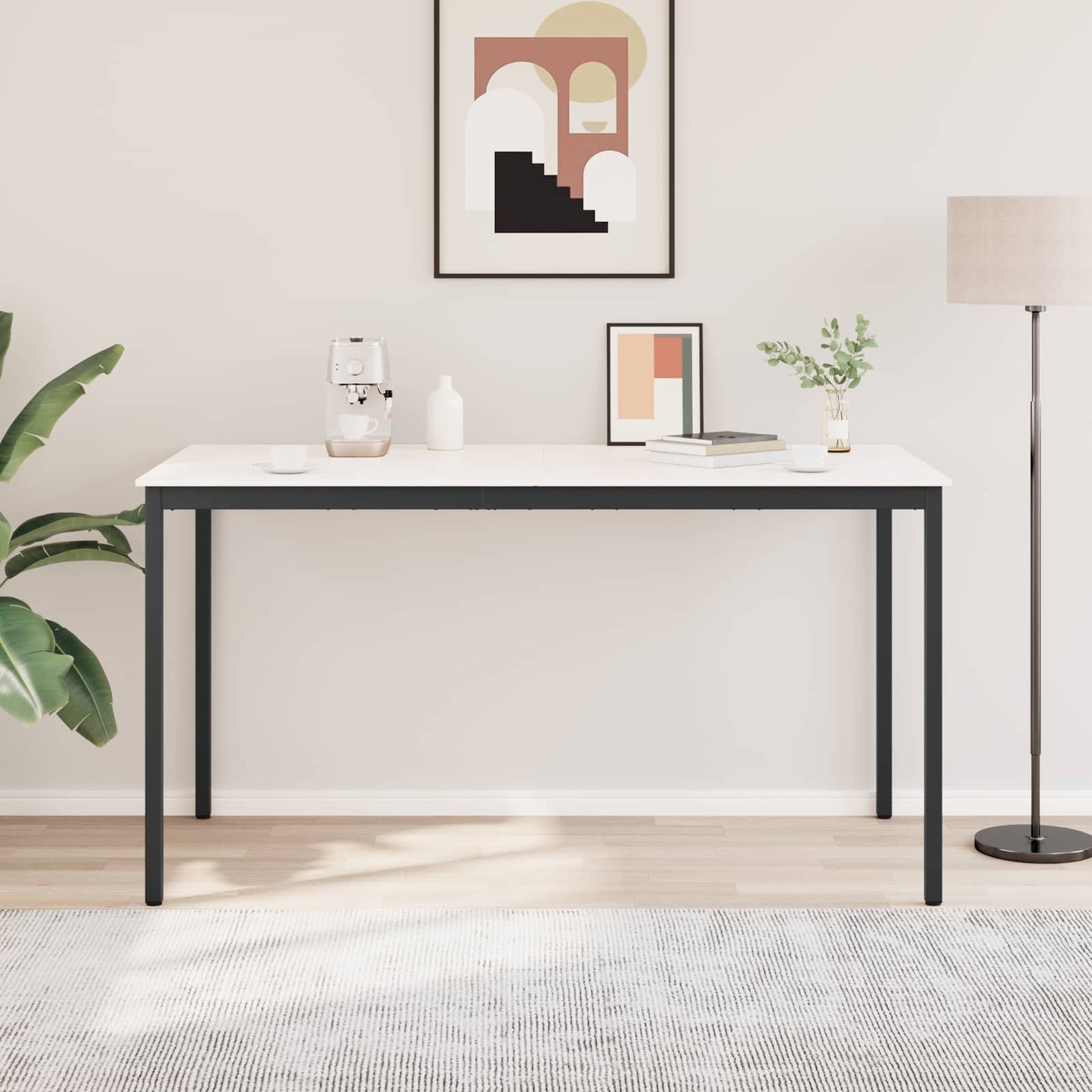 Bartafel Wit 200 x 100 x 105 cm Massief grenenhout is nu te koop bij PeponiXL, paradijselijk wonen!