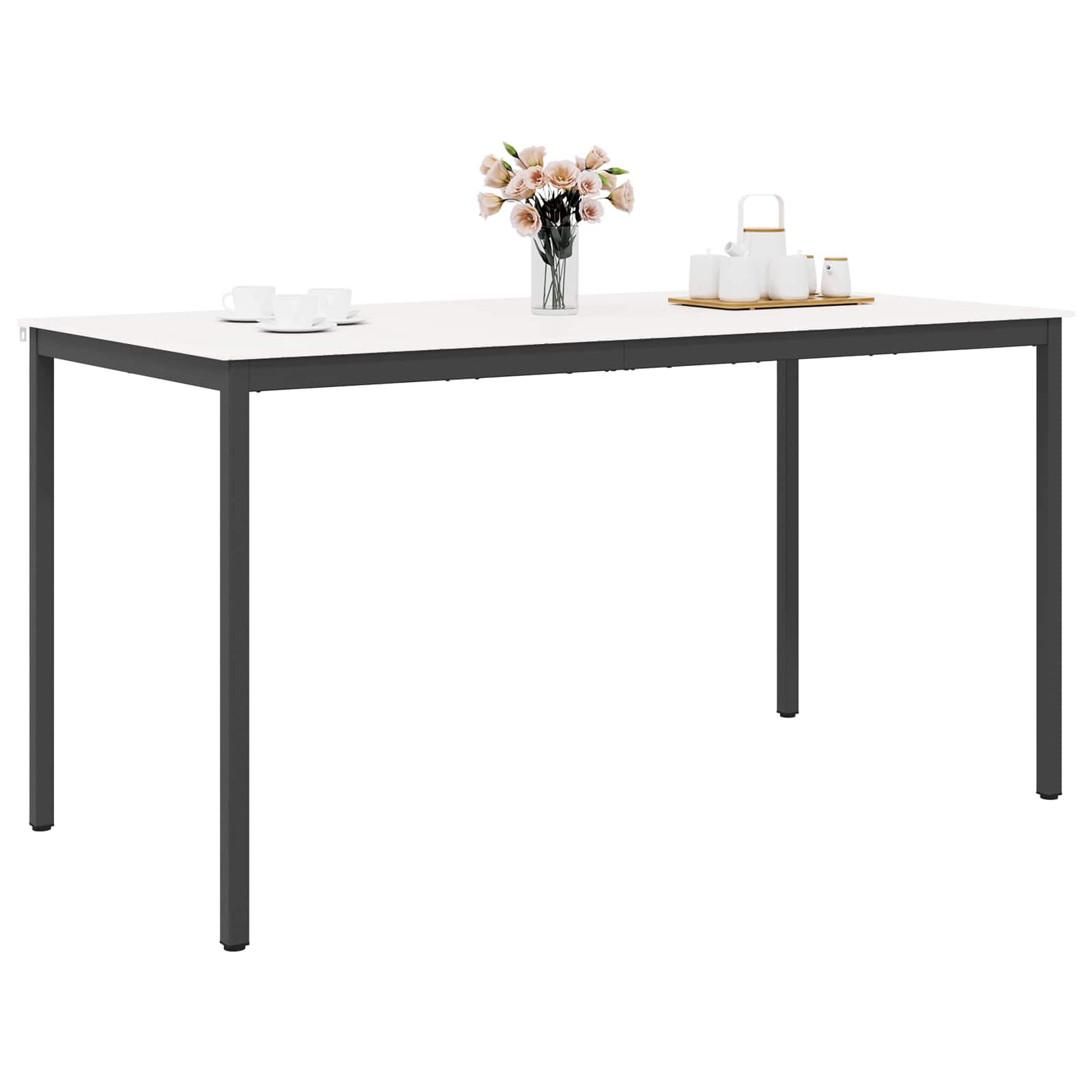 Bartafel Wit 200 x 100 x 105 cm Massief grenenhout is nu te koop bij PeponiXL, paradijselijk wonen!