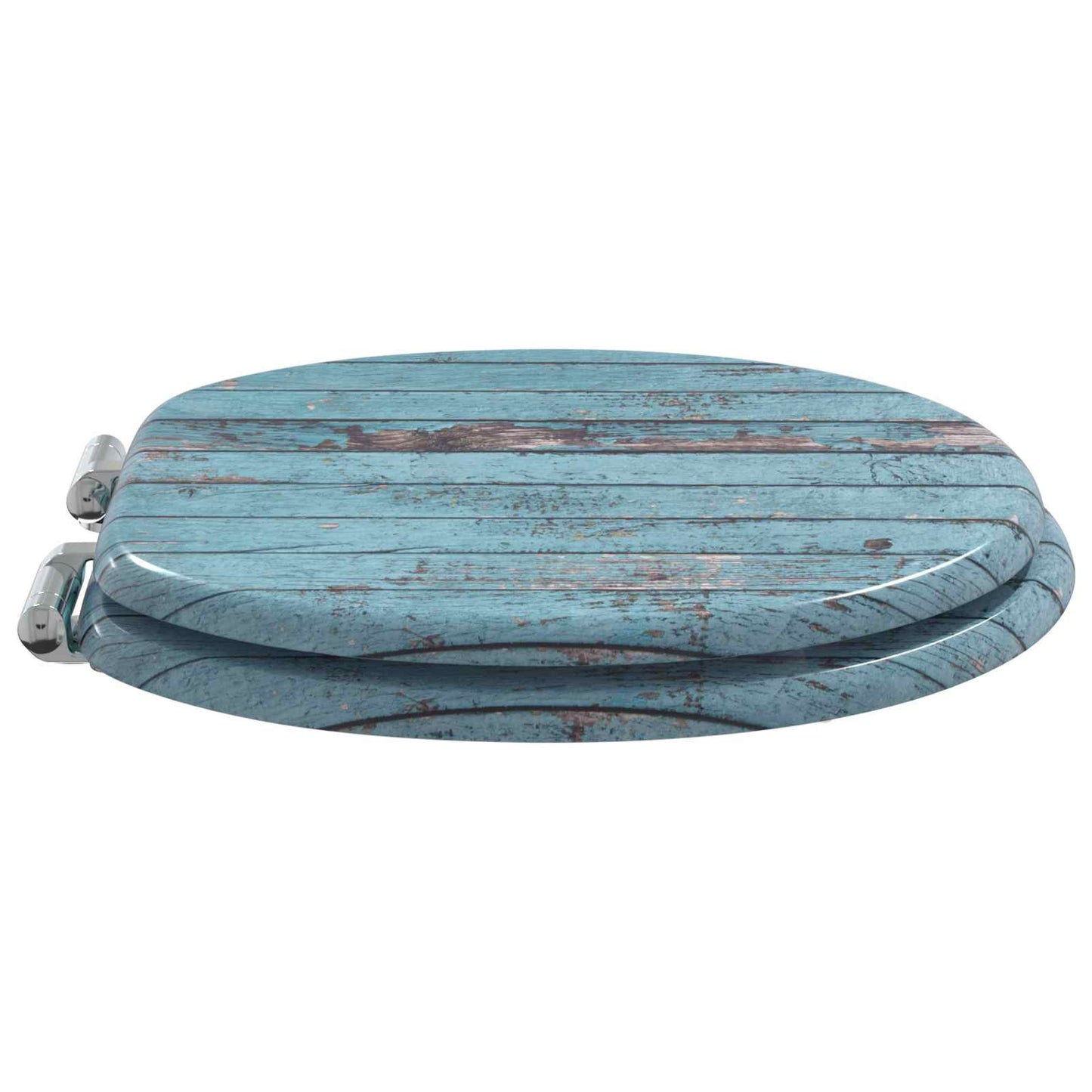 Zachte sluit toiletbril 2 pcs Blauw 44 x 38 cm MDF-plaat is nu te koop bij PeponiXL, paradijselijk wonen!